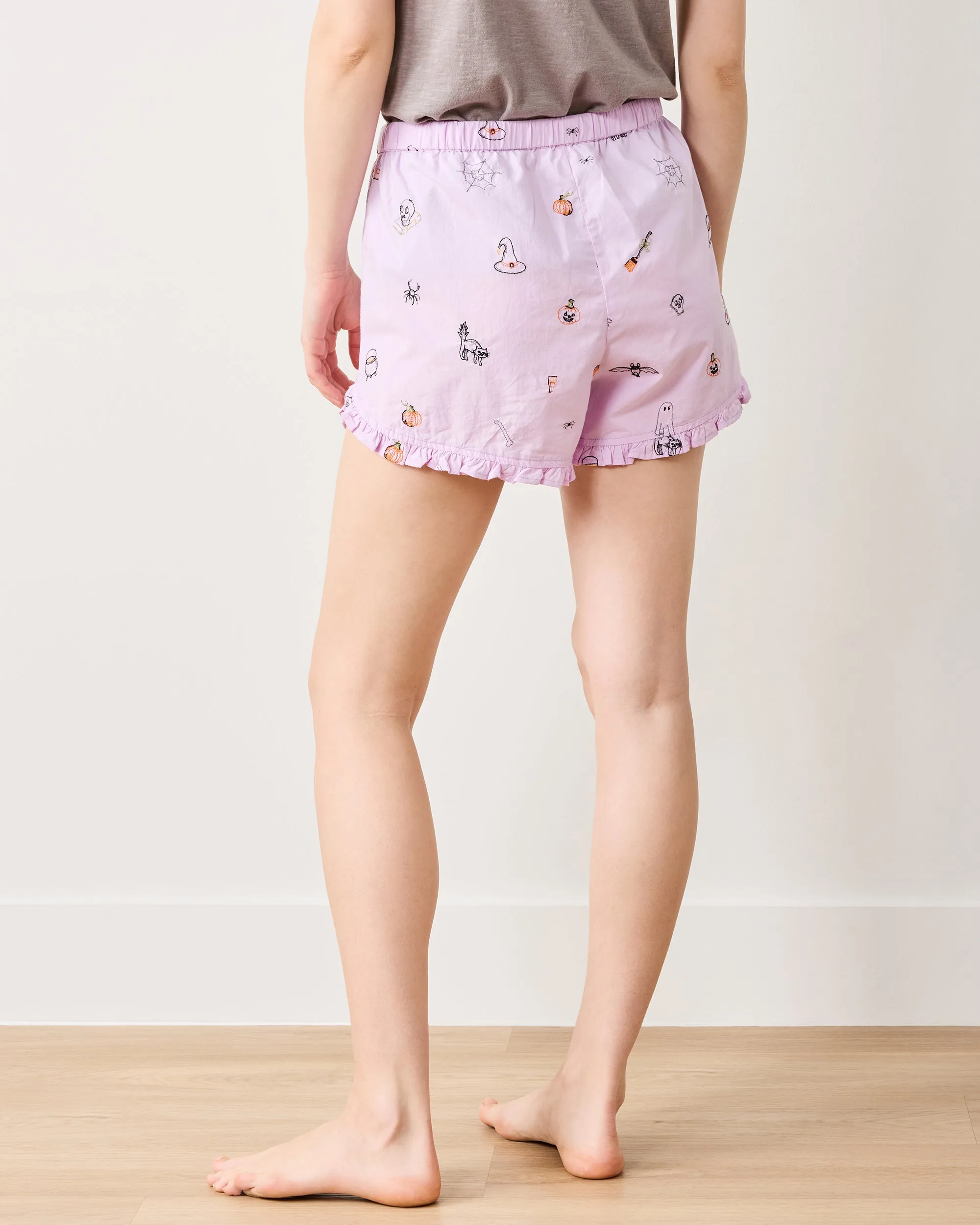 October Traditions - Ruffle Shorts - Purple Spell sold by Printfresh product image thumbnail 5