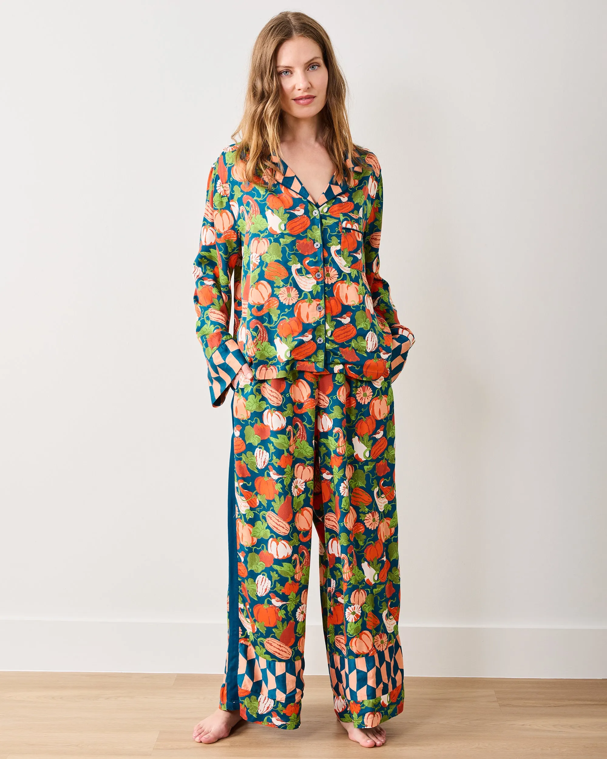 Pumpkin Patch - Eco Satin Soho Set - Midnight Harvest sold by Printfresh product image thumbnail 4
