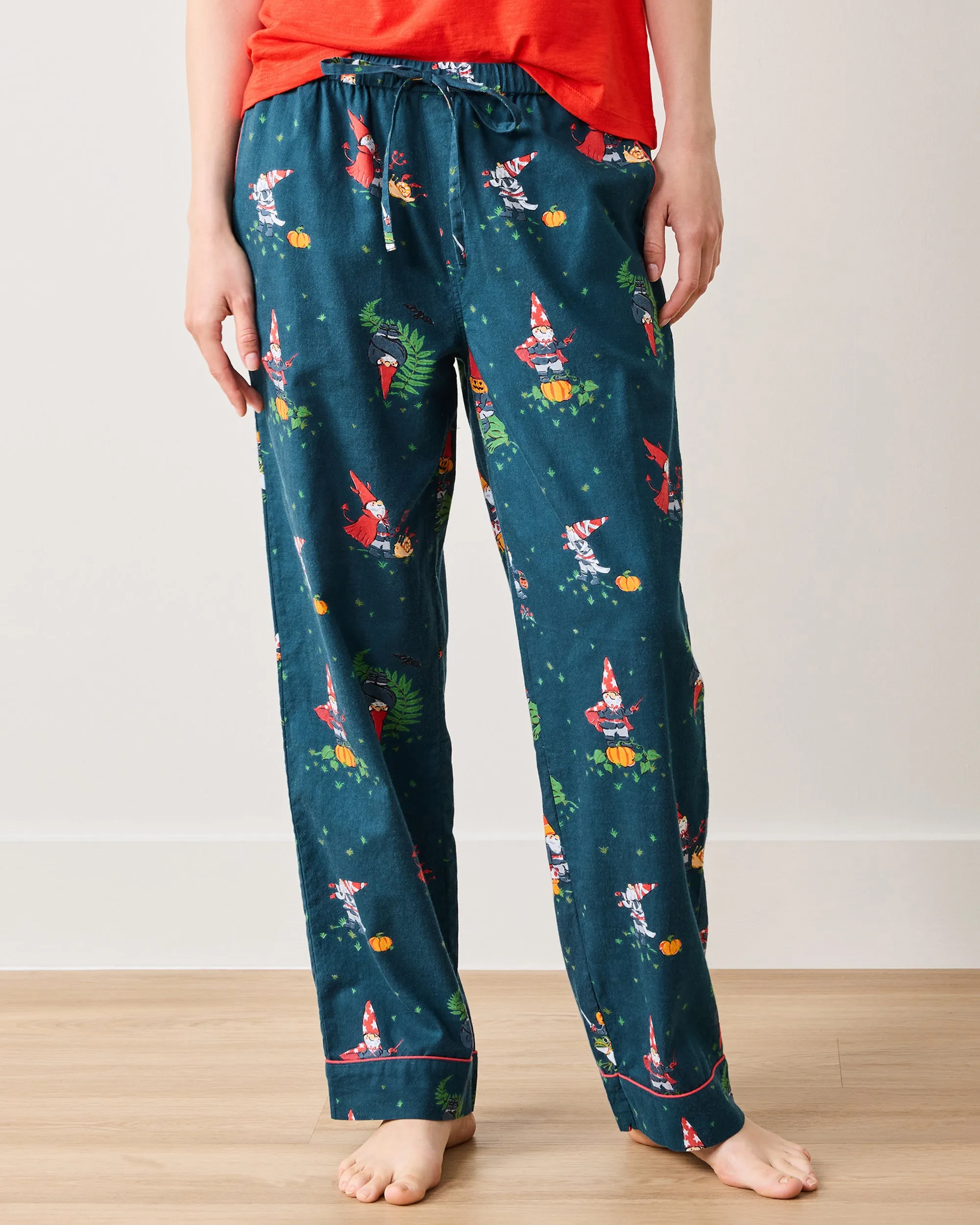 Mischief Night - Lightweight Flannel PJ Pants - Nightfall Blue sold by Printfresh