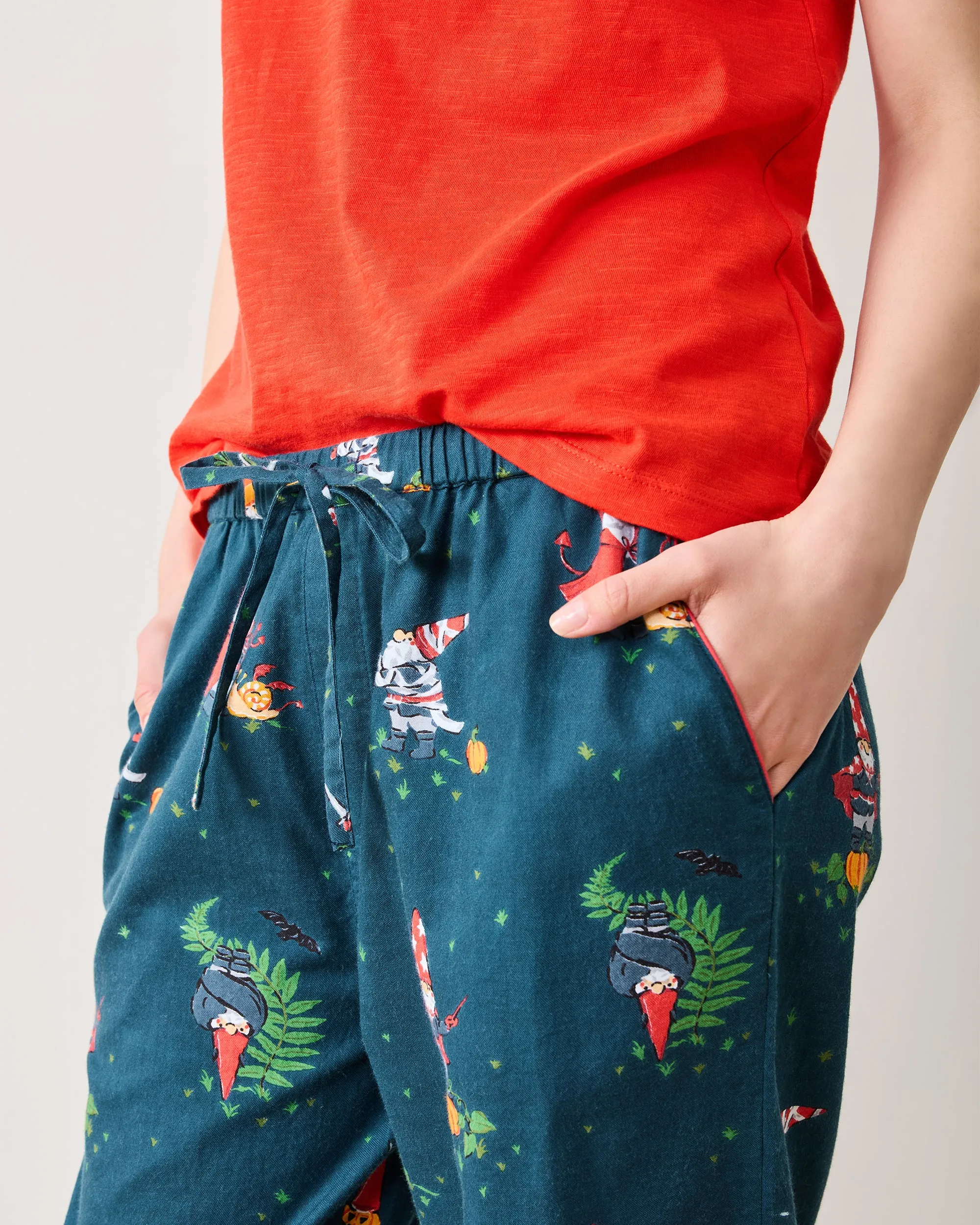 Mischief Night - Lightweight Flannel PJ Pants - Nightfall Blue sold by Printfresh product image thumbnail 3