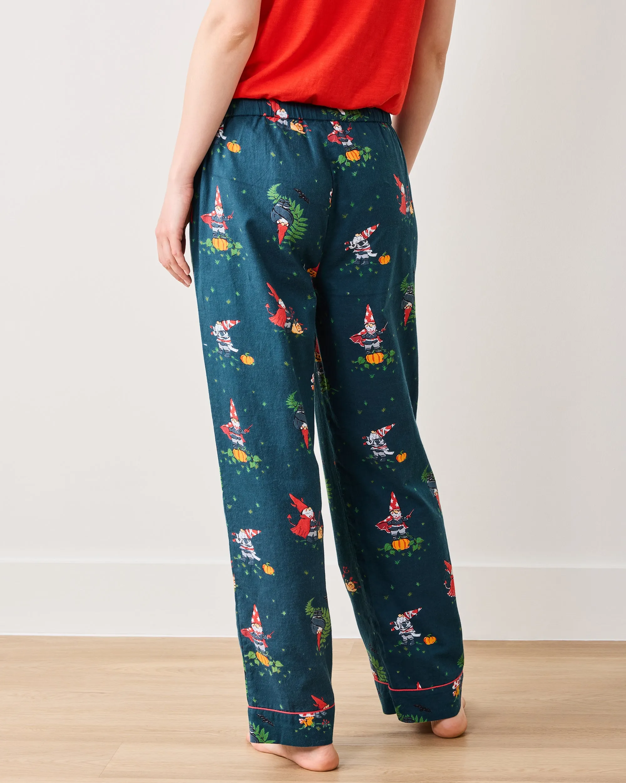 Mischief Night - Petite Lightweight Flannel PJ Pants - Nightfall Blue sold by Printfresh product image thumbnail 5