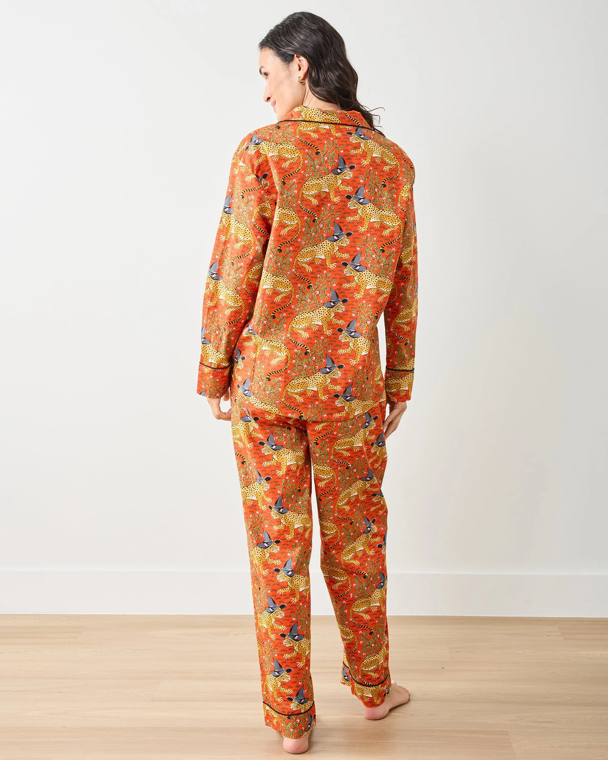 Witchy Bagheera - Long PJ Set - Pumpkin Spice sold by Printfresh product image thumbnail 4
