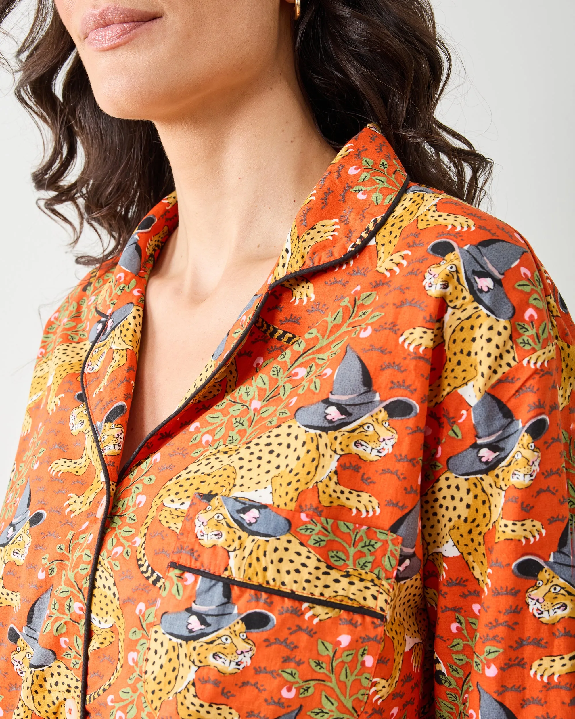 Witchy Bagheera - Long PJ Set - Pumpkin Spice sold by Printfresh product image thumbnail 5