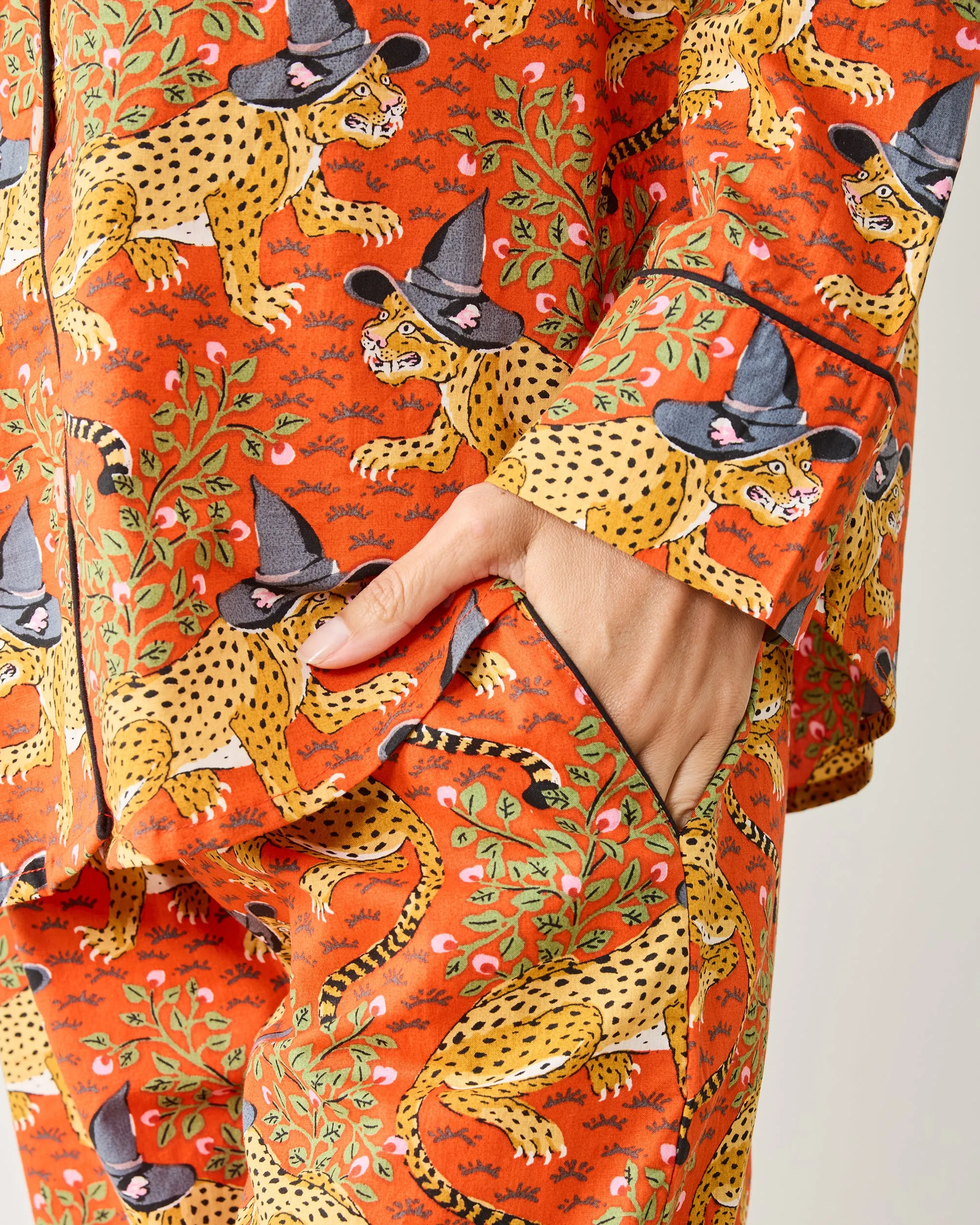 Witchy Bagheera - Long PJ Set - Pumpkin Spice sold by Printfresh product image thumbnail 3