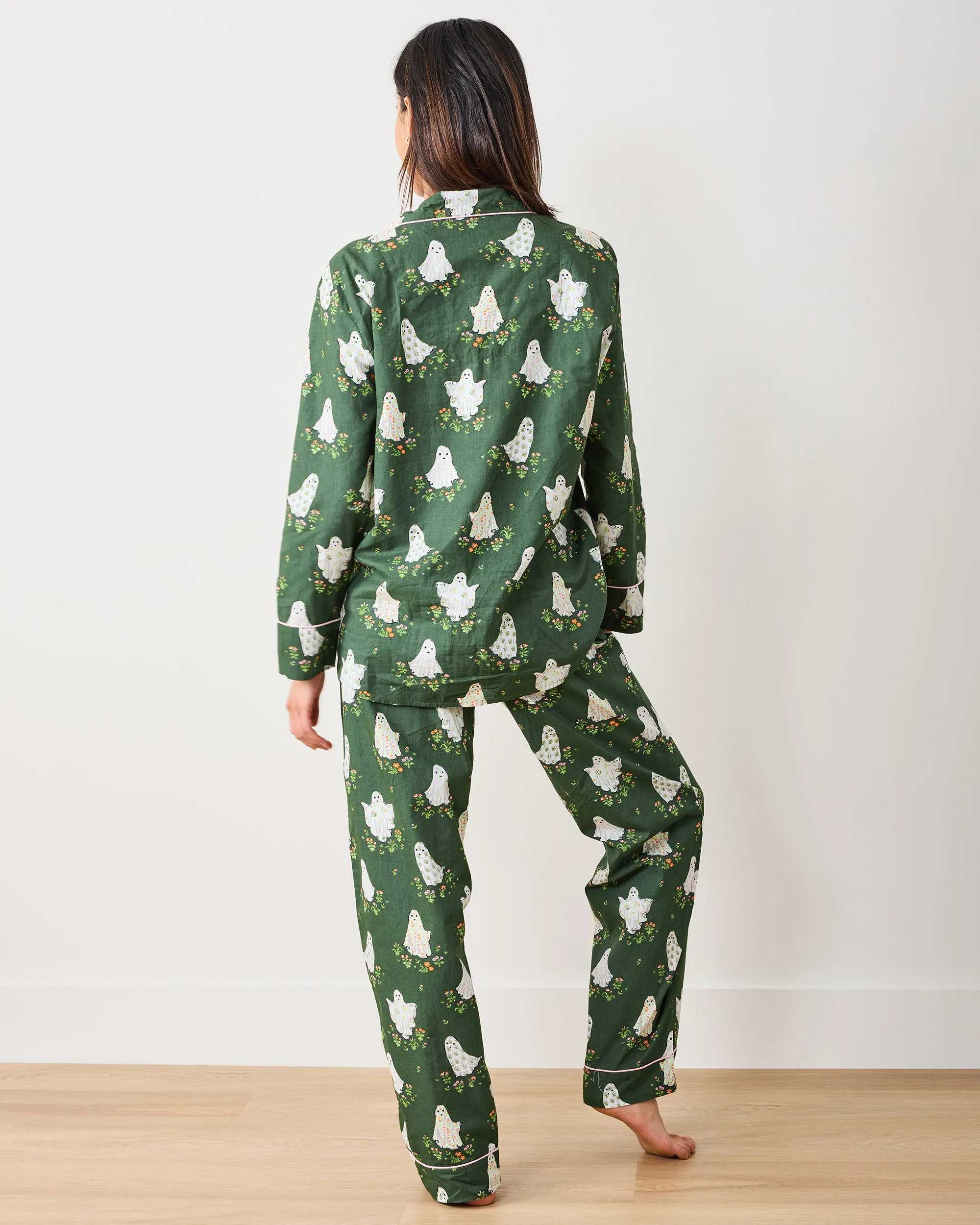 Gardening Ghosts - Long PJ Set - Overgrown Moss sold by Printfresh product image thumbnail 4