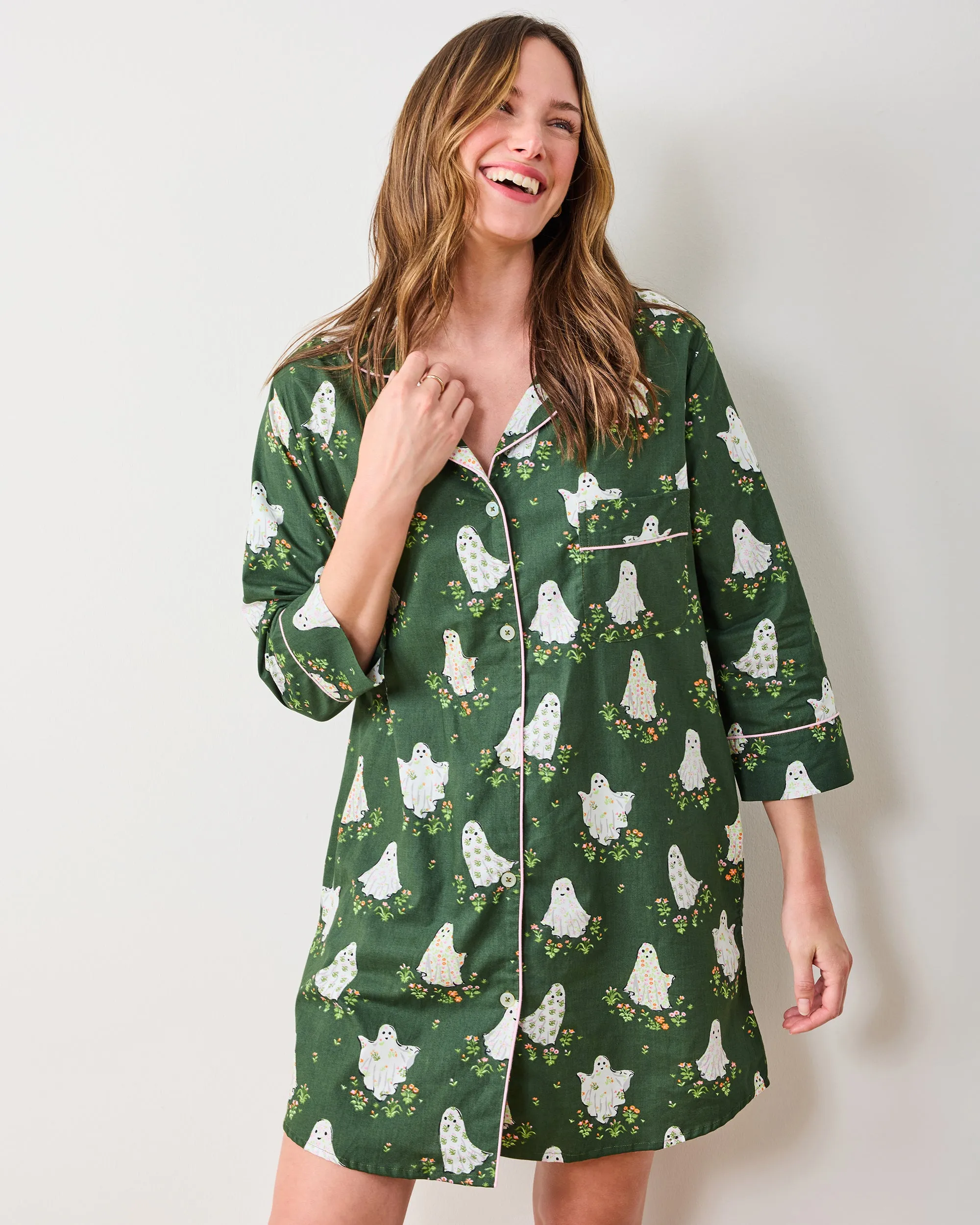Gardening Ghosts - Sleep Shirt - Overgrown Moss sold by Printfresh