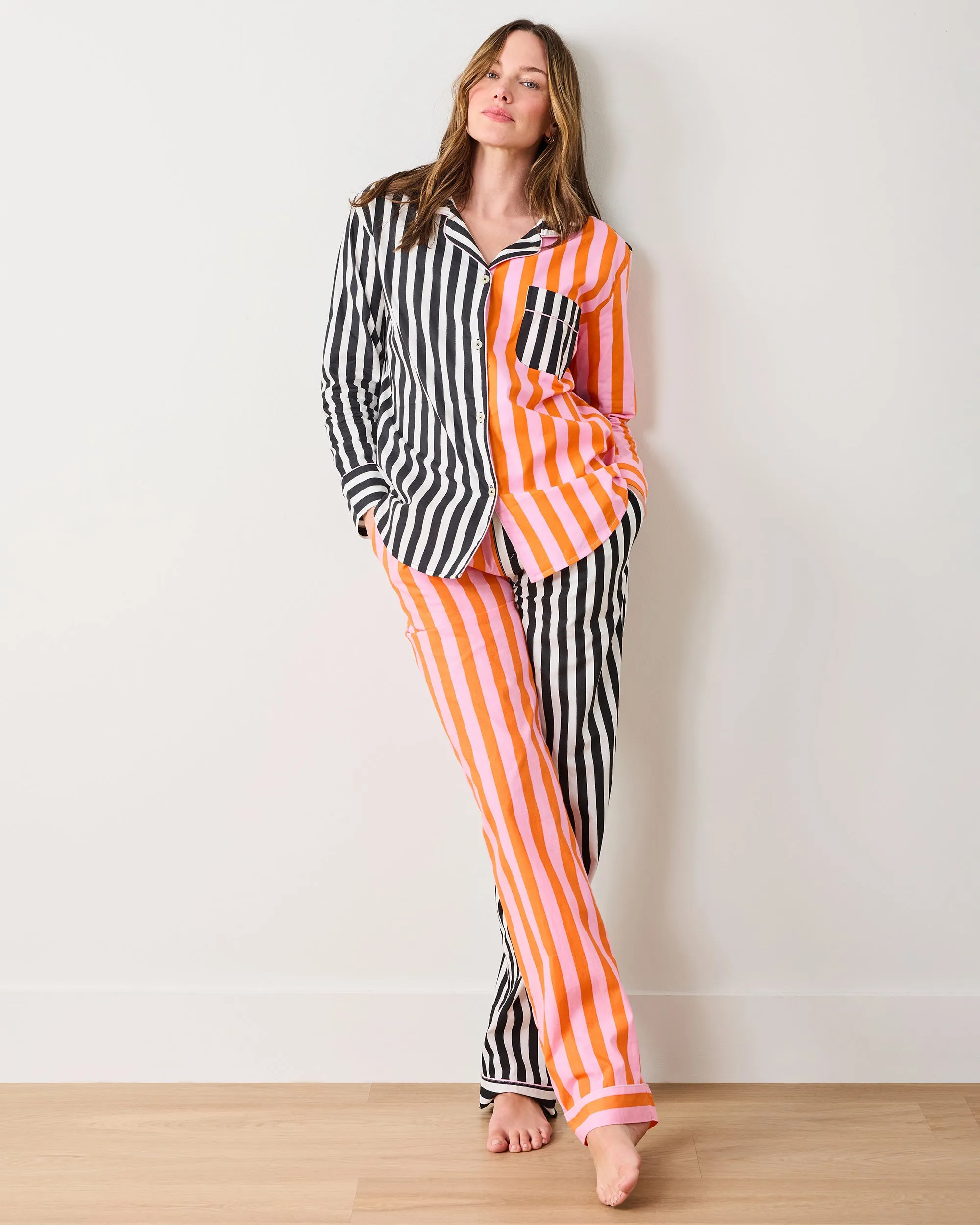 Showtime Stripes - Long PJ Set - Skeleton Candy sold by Printfresh product image thumbnail 2