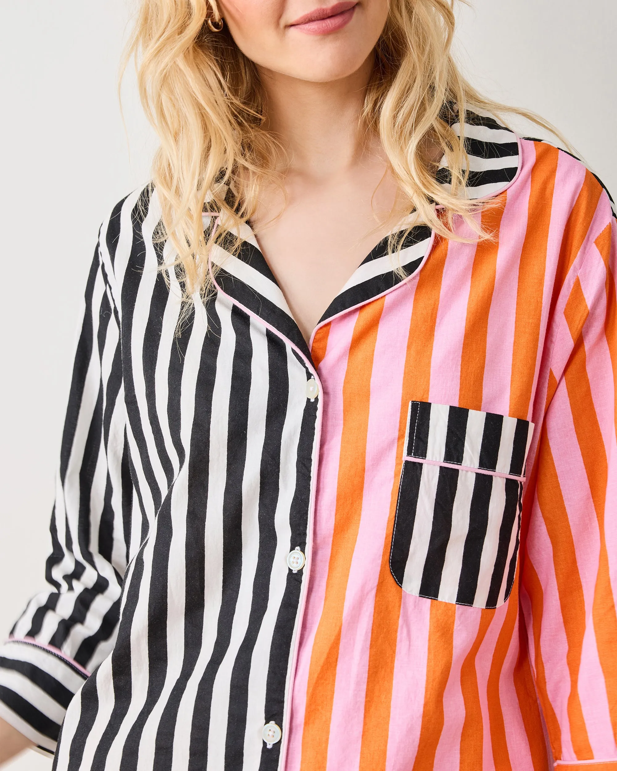Showtime Stripes - Sleep Shirt - Skeleton Candy sold by Printfresh product image thumbnail 2