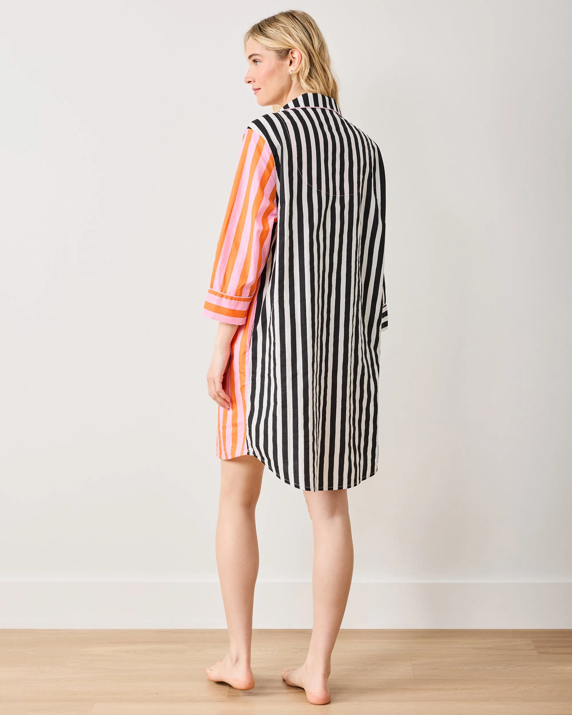 Showtime Stripes - Sleep Shirt - Skeleton Candy sold by Printfresh product image thumbnail 5