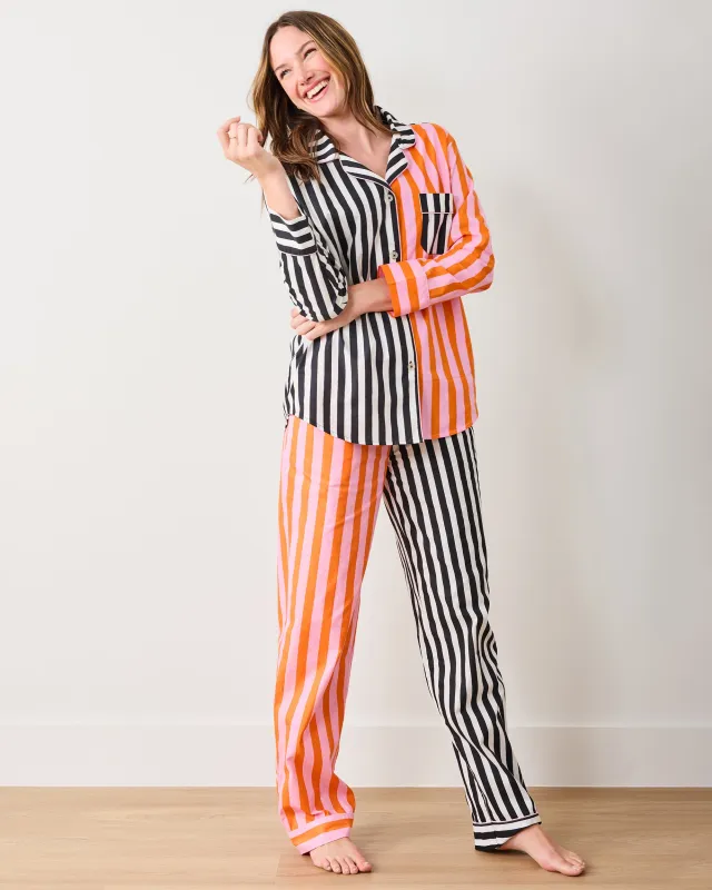 Showtime Stripes - Tall Long PJ Set - Skeleton Candy sold by Printfresh