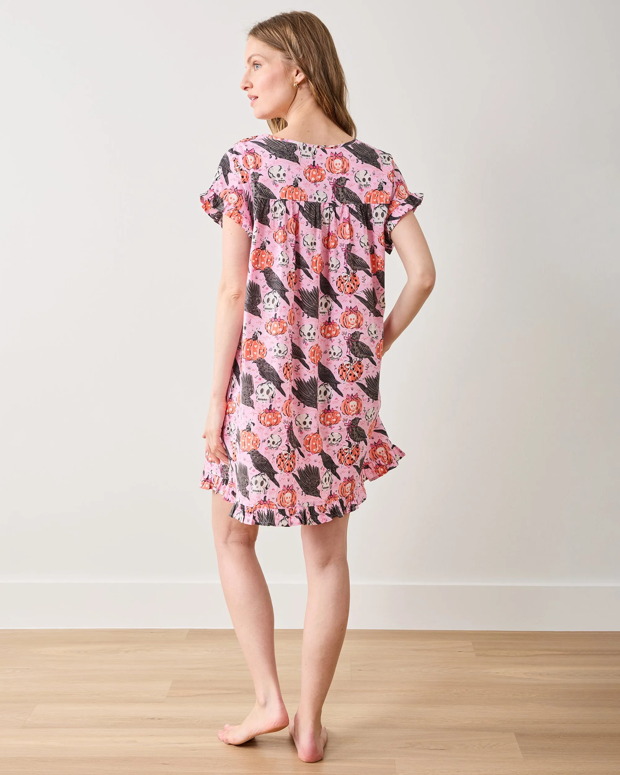 Sleepy Hollow - Pintuck Nightgown - Nevermore Pink sold by Printfresh product image thumbnail 5