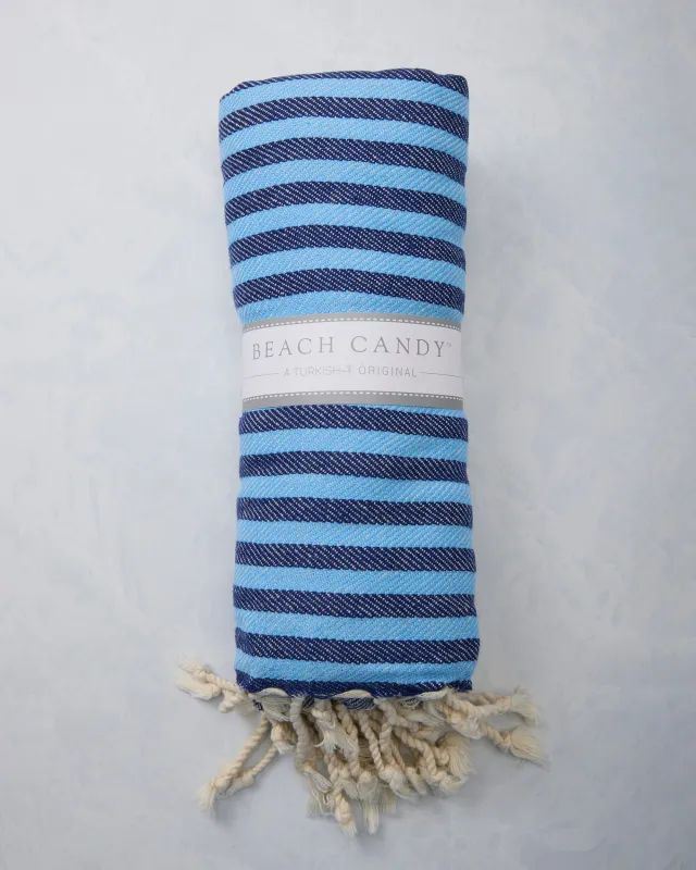 Navy - Turkish Towel - Beach Candy sold by Printfresh