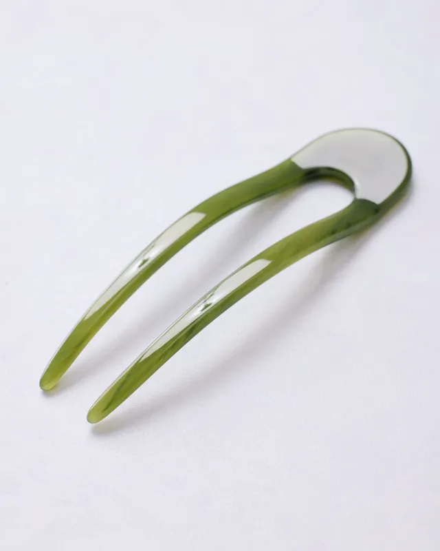 French Hair Pin in Algae sold by Printfresh