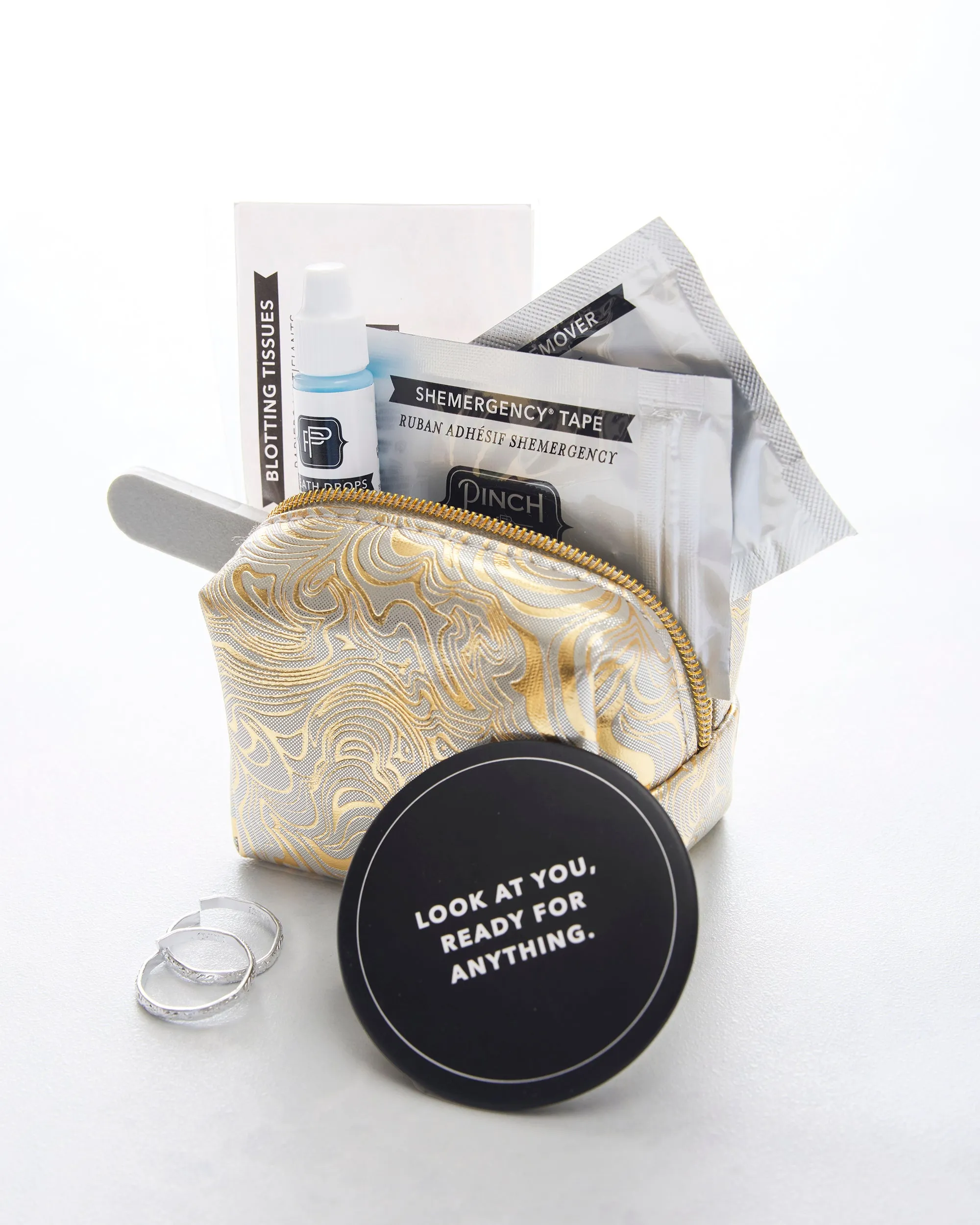 Metallic Swirl - Minimergency Kit for Bridesmaids sold by Printfresh