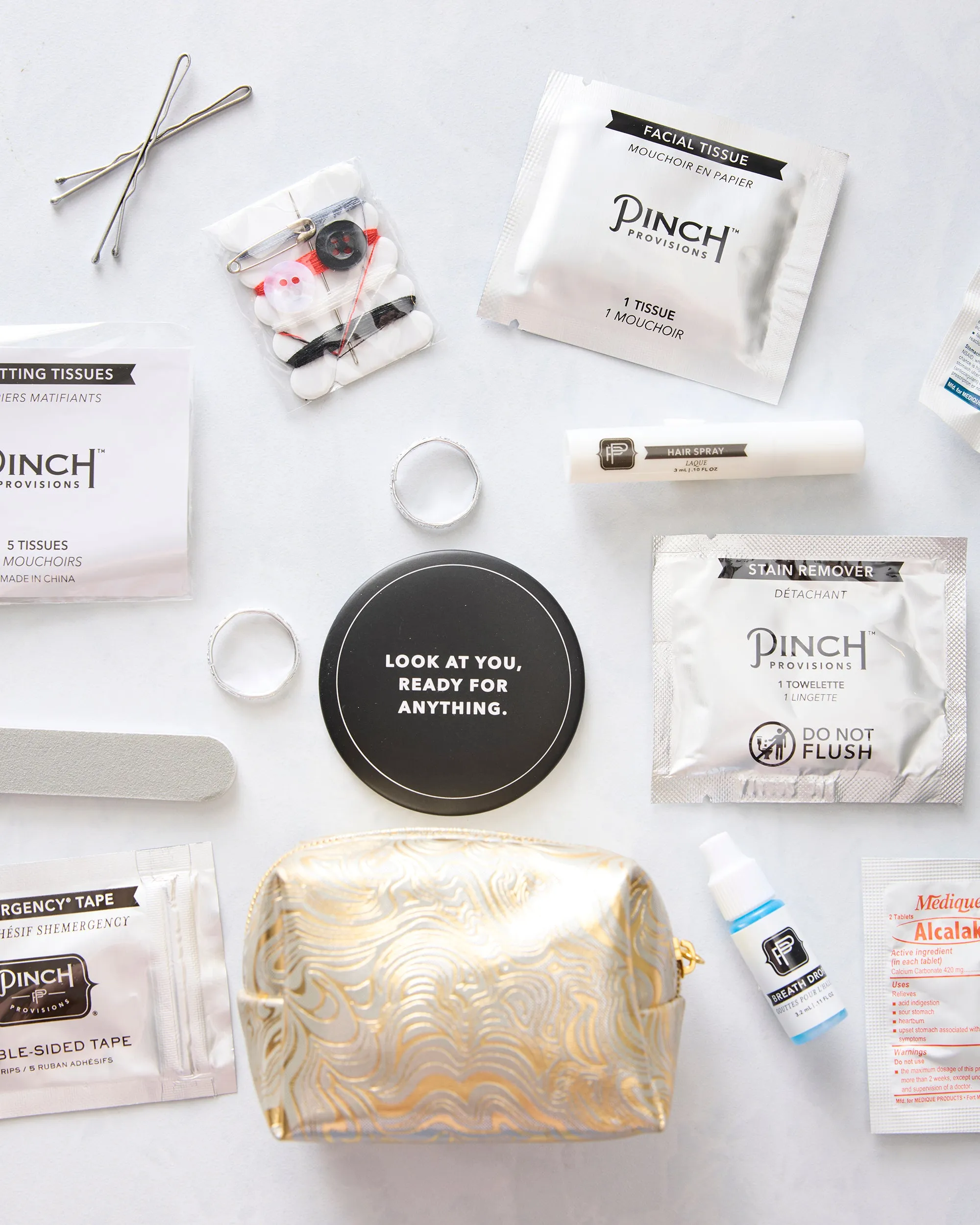 Metallic Swirl - Minimergency Kit for Bridesmaids sold by Printfresh product image thumbnail 2