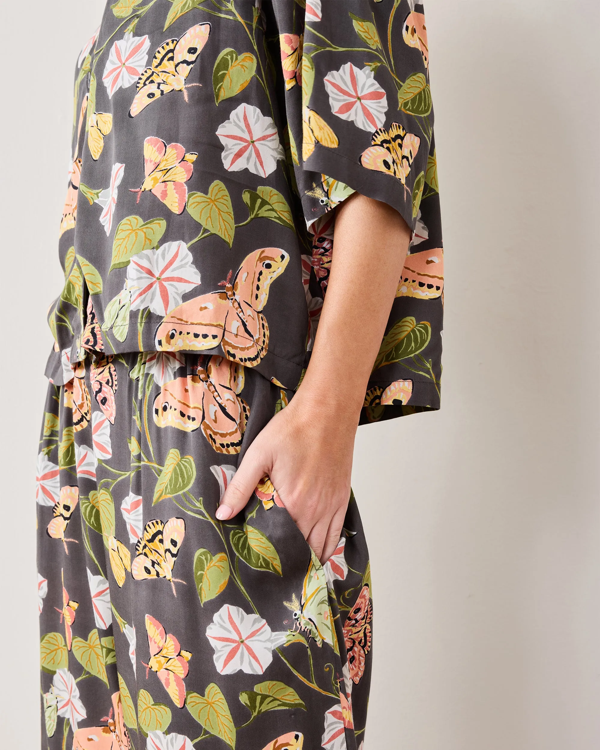 Midnight Flutter - Petite Eco Satin Wildest Dreams Set - Slate sold by Printfresh product image thumbnail 4