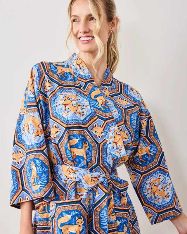 Fancy Fox - Robe - French Blue sold by Printfresh