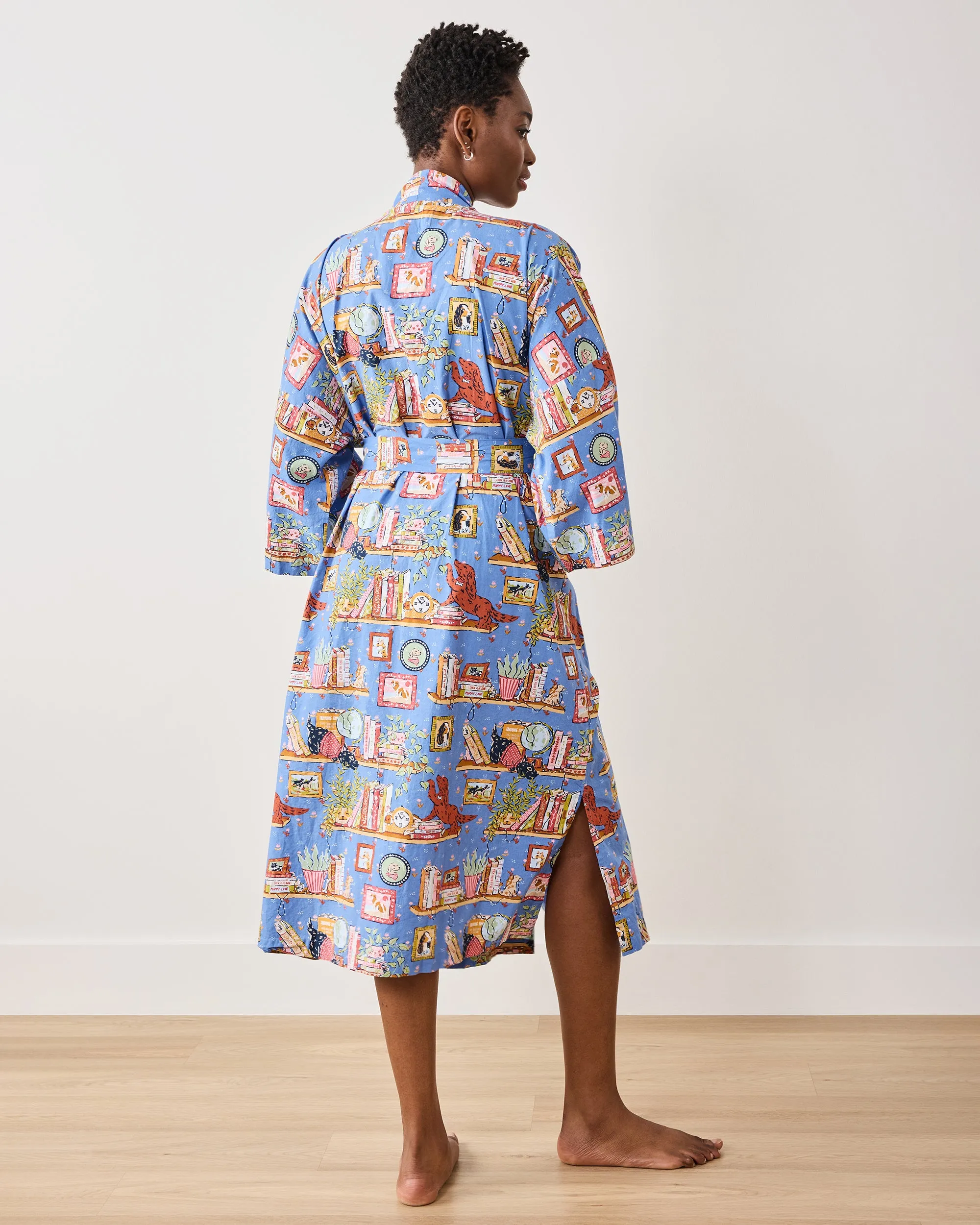 Unleashed Stories - Robe - Bookkeeper Blue sold by Printfresh product image thumbnail 5