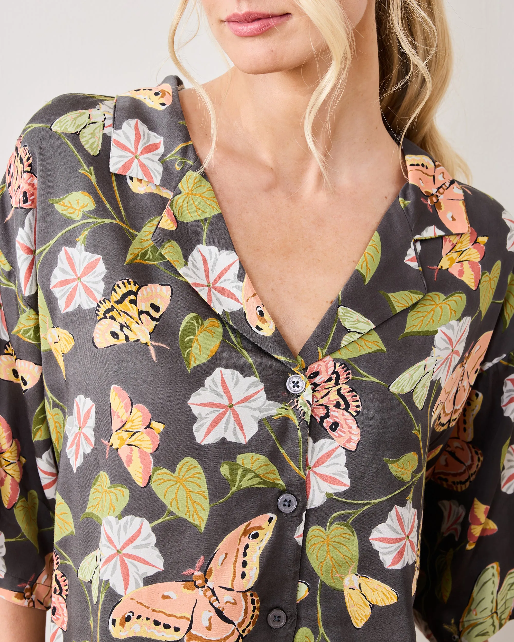 Midnight Flutter - Eco Satin Wildest Dreams Set - Slate sold by Printfresh product image thumbnail 5