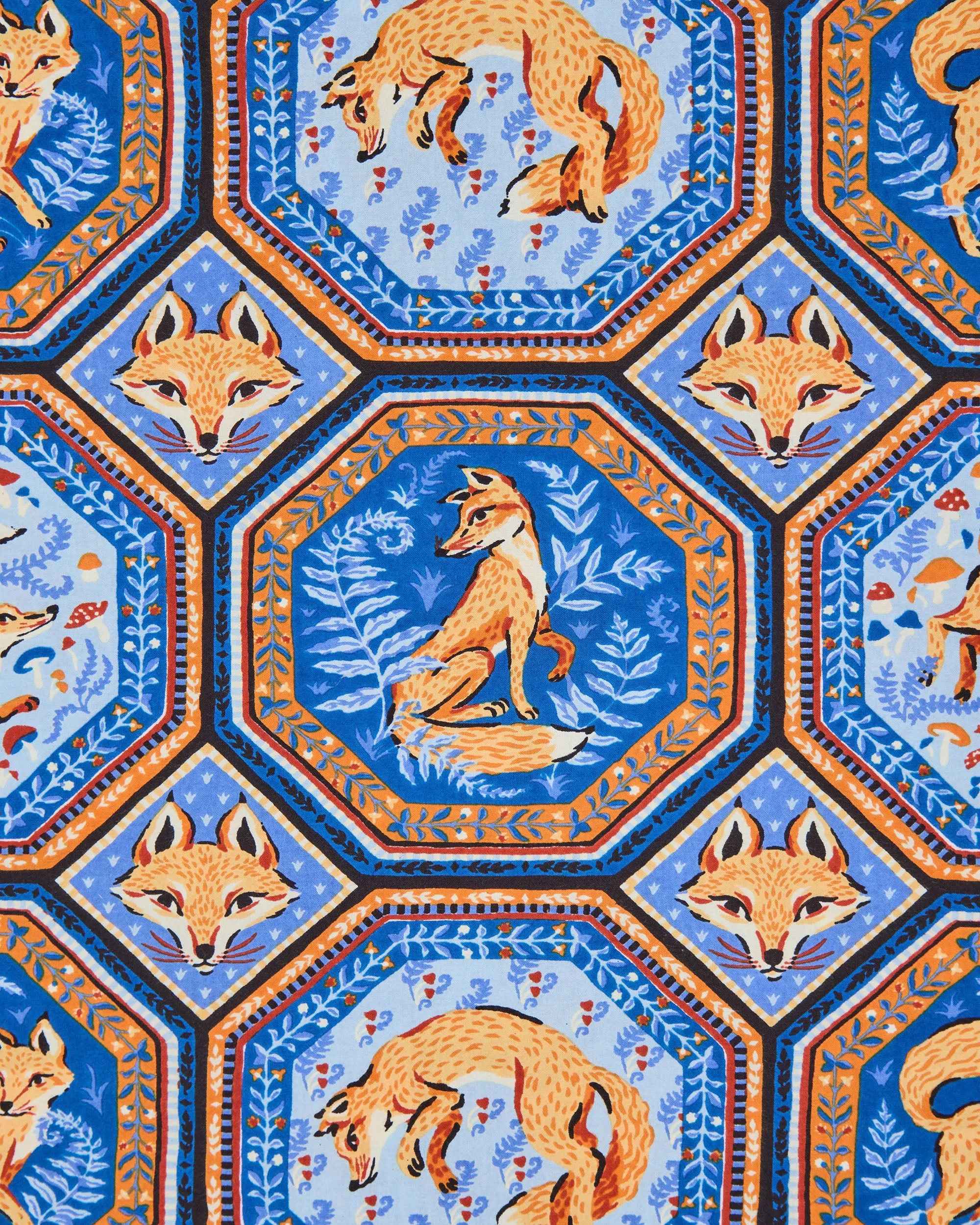 Fancy Fox - Weekend Bag with Pouch - French Blue sold by Printfresh product image thumbnail 4