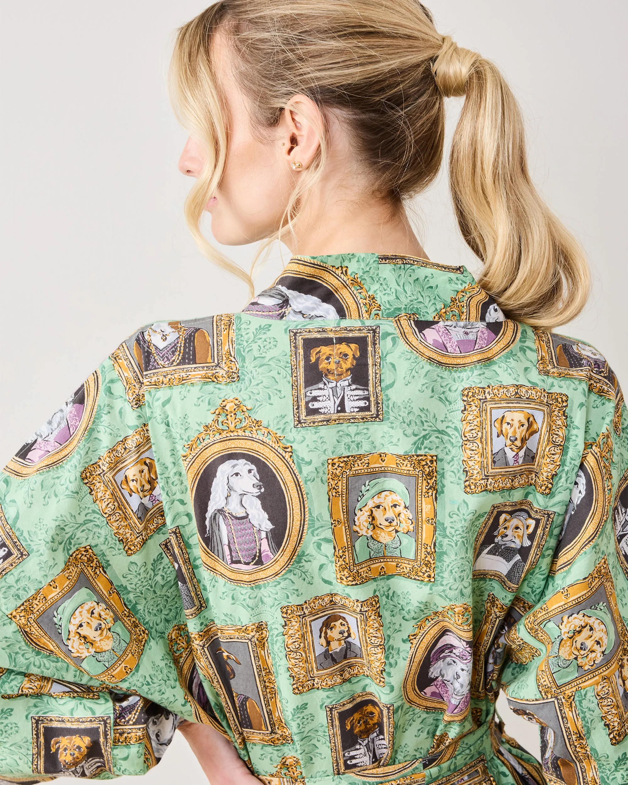 PF + Downton Abbey: The Grande Finale | Dogton Abbey - Robe - Green sold by Printfresh product image thumbnail 5