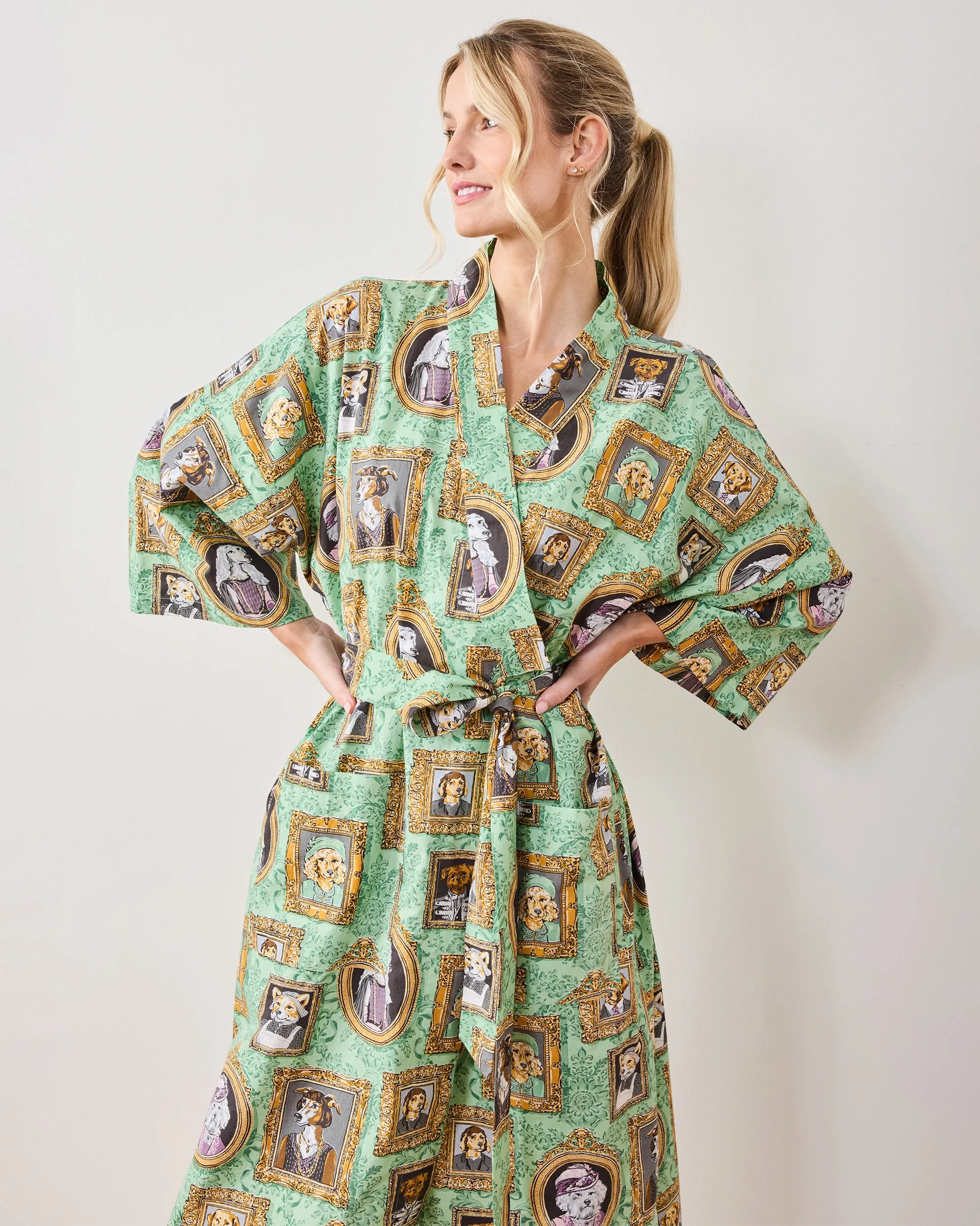 PF + Downton Abbey: The Grande Finale | Dogton Abbey - Robe - Green sold by Printfresh product image thumbnail 4