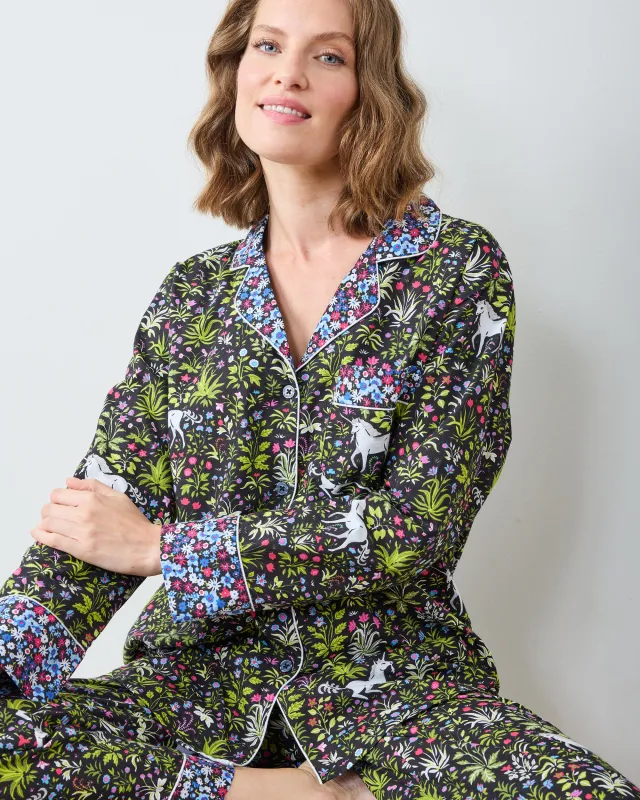 Unicorns Garden - Long PJ Set - Ink sold by Printfresh