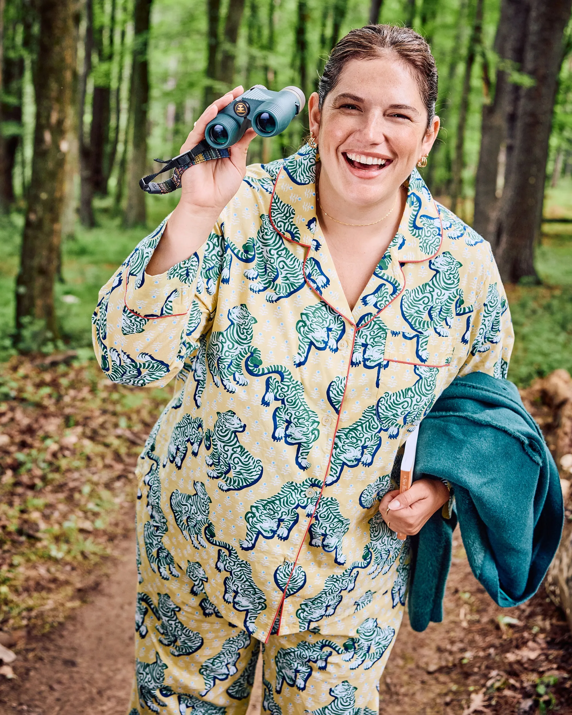 Tiger Queen - Petite Long PJ Set - Citrine sold by Printfresh product image thumbnail 2