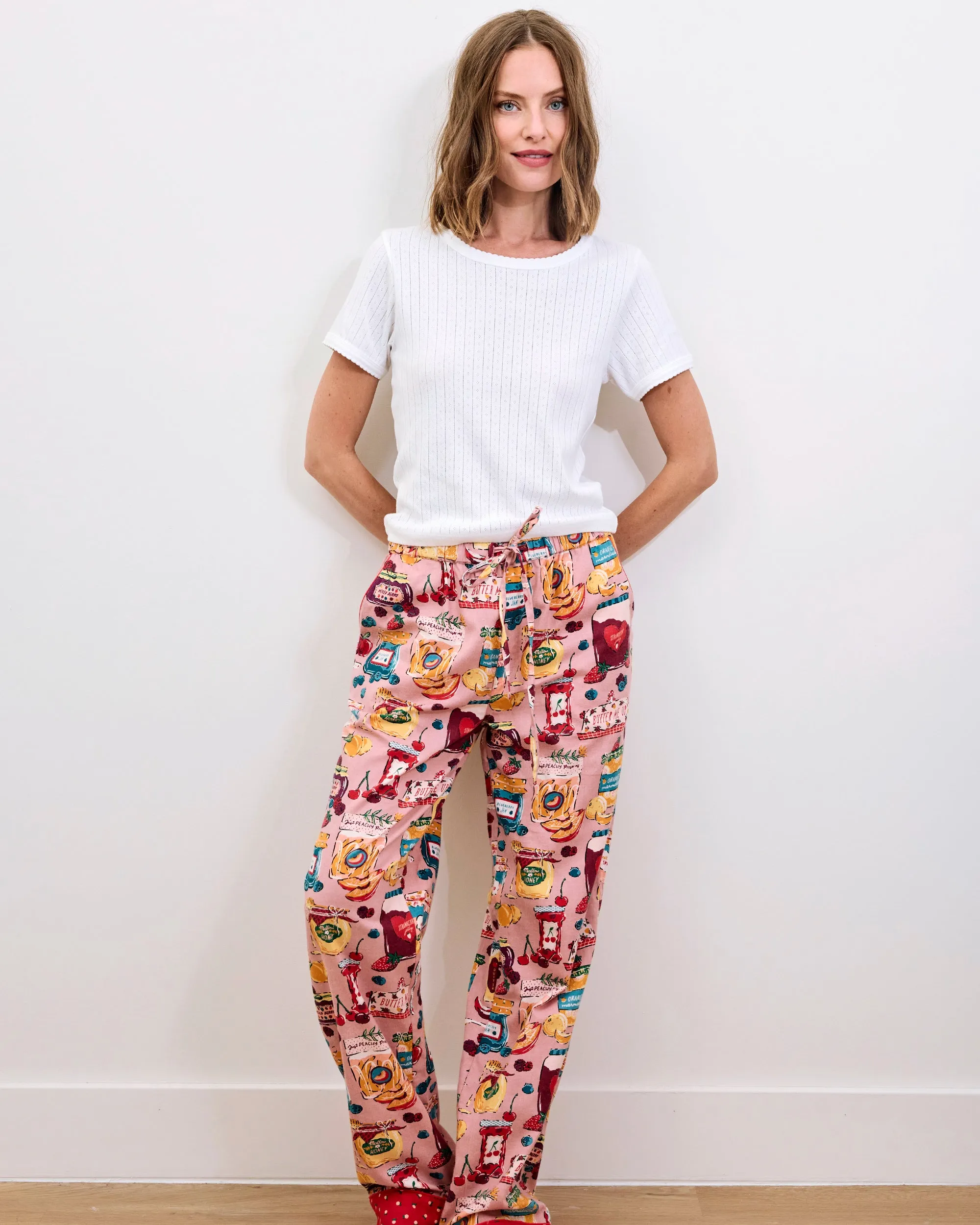 Sweet Jams - Lightweight Flannel PJ Pants - Berry Bliss sold by Printfresh product image thumbnail 5