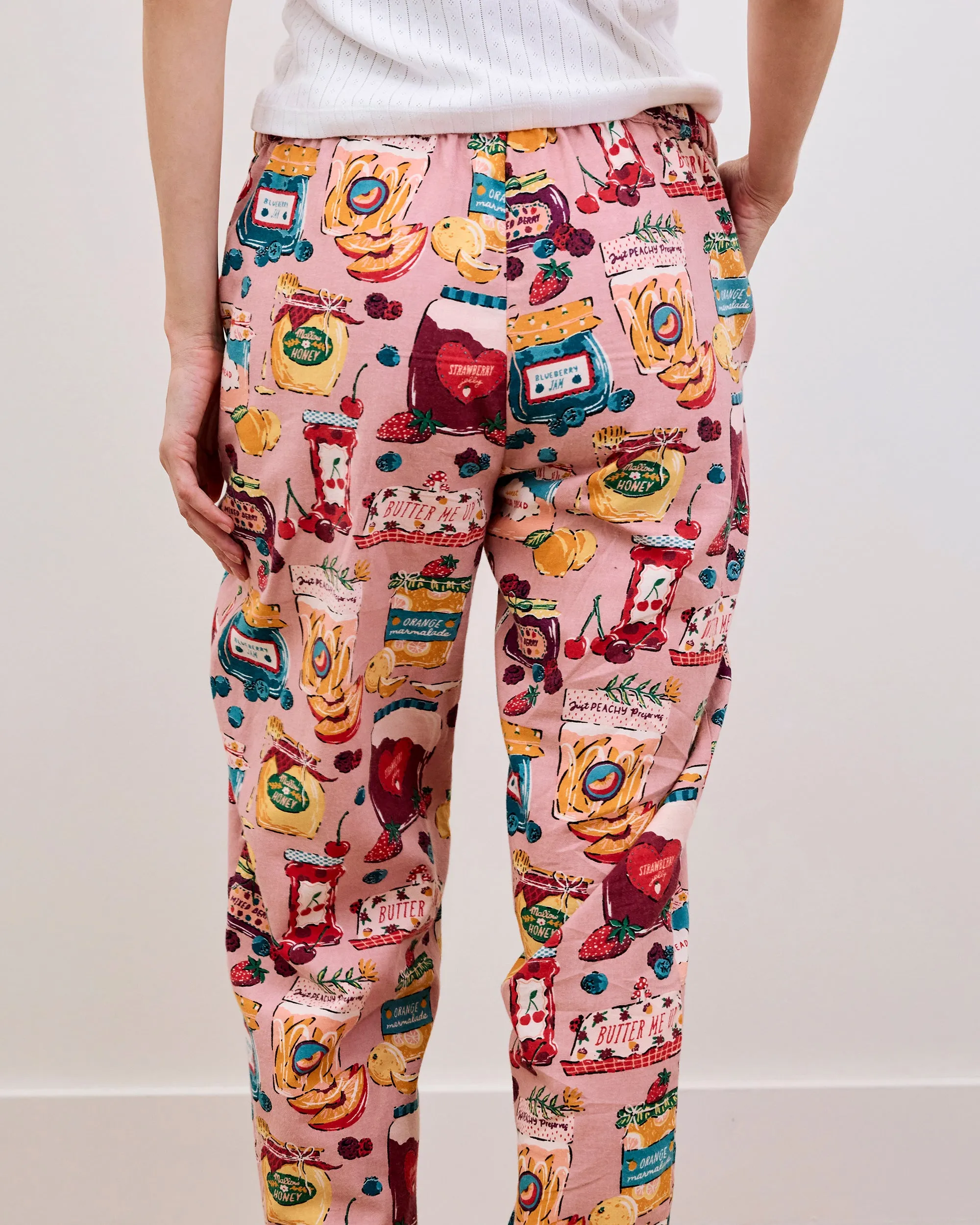 Sweet Jams - Lightweight Flannel PJ Pants - Berry Bliss sold by Printfresh product image thumbnail 4
