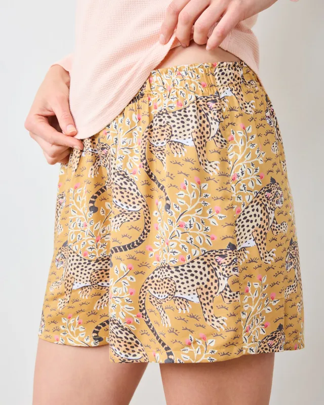 Bagheera - Eco Satin Boyfriend Boxer - Tobacco sold by Printfresh