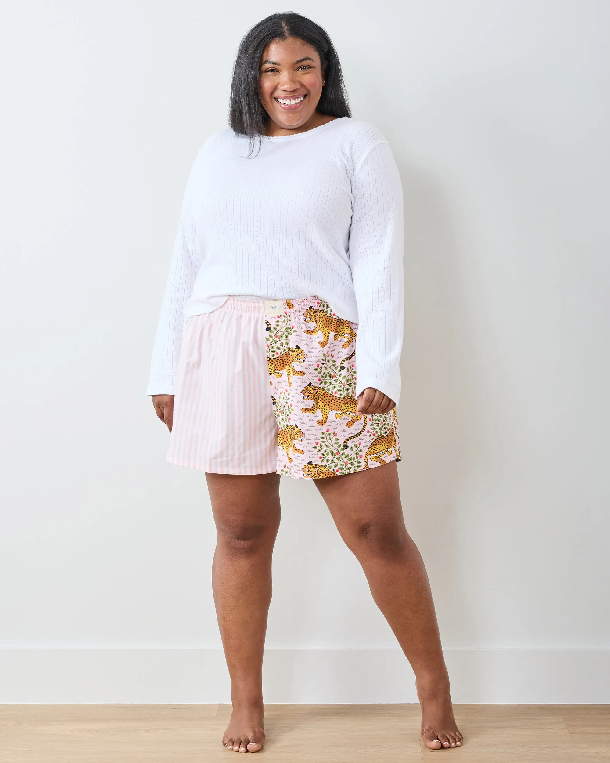 Bagheera - Boyfriend Boxer - Blush sold by Printfresh product image thumbnail 3