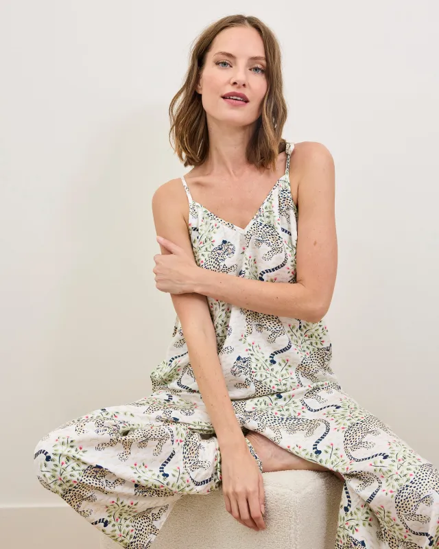 Bagheera - Eco Satin Jaipur Jumpsuit - Wedding Cake sold by Printfresh
