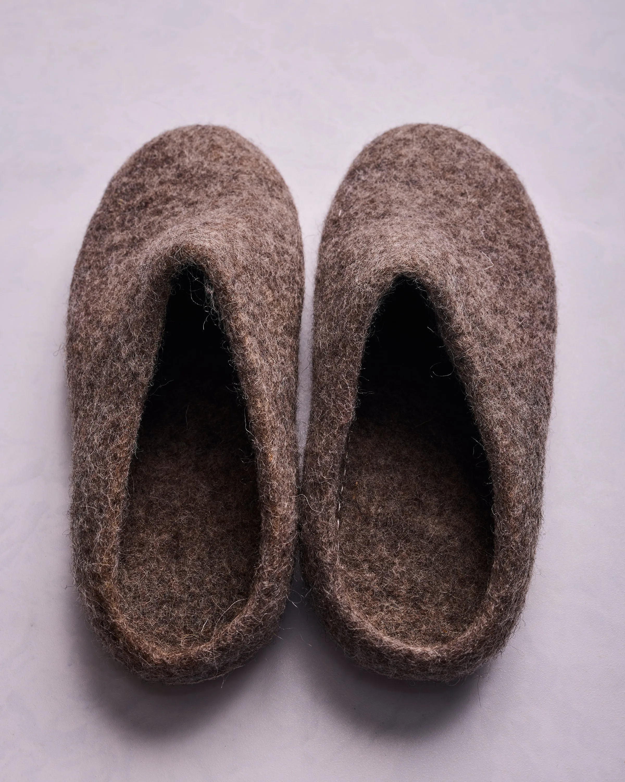 Earth Brown - Organic Merino Wool Slippers sold by Printfresh product image thumbnail 3