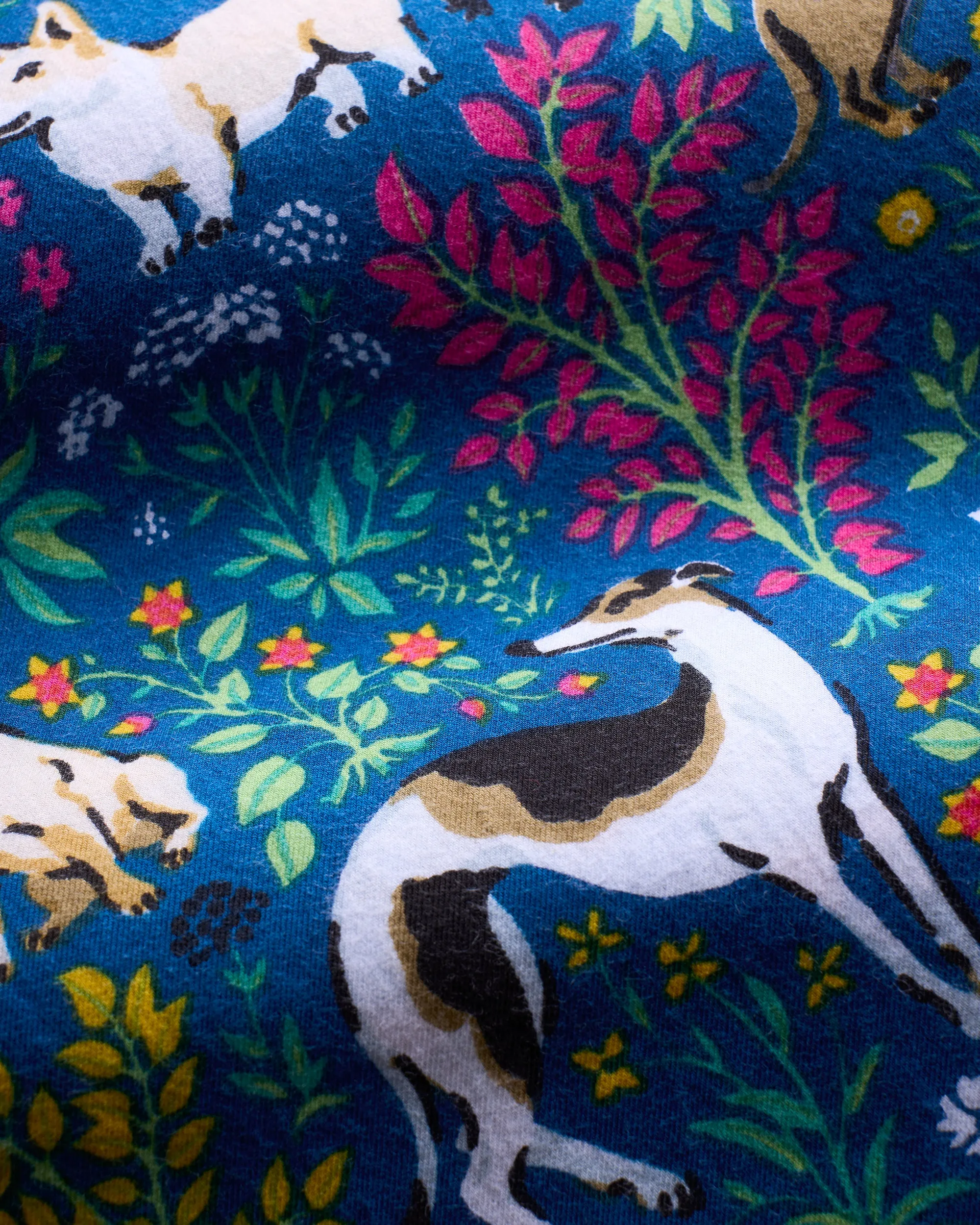 Must Love Dogs - Men's Lightweight Flannel Long PJ Set - Indigo sold by Printfresh product image thumbnail 2