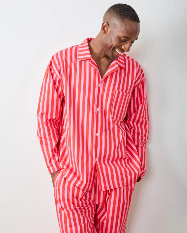 Gift Wrapping - Men's Long PJ Set - Peppermint Swirl sold by Printfresh