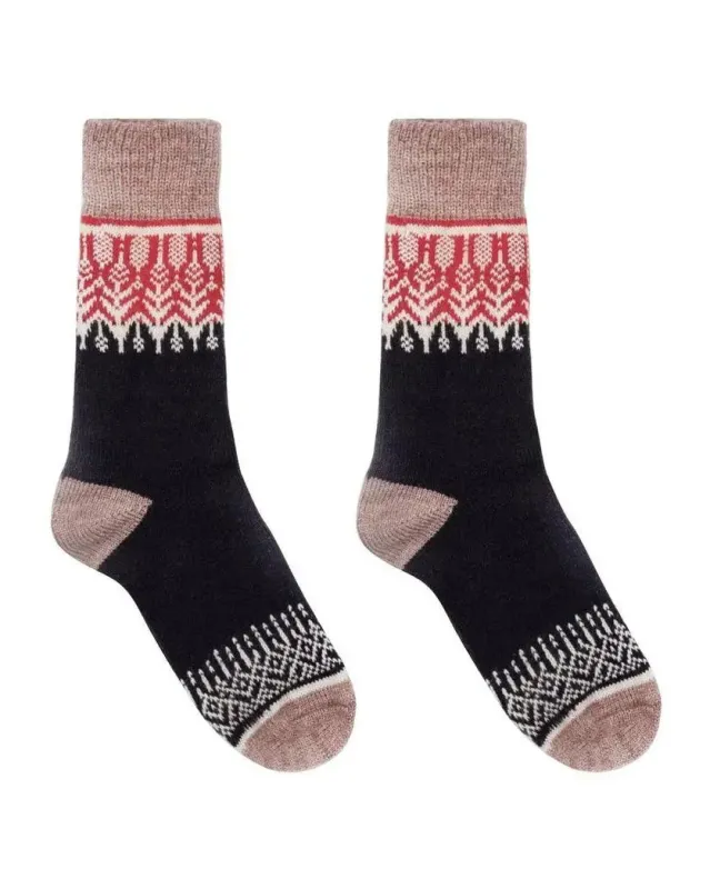 Red Combo - Nordic Cozy Socks sold by Printfresh