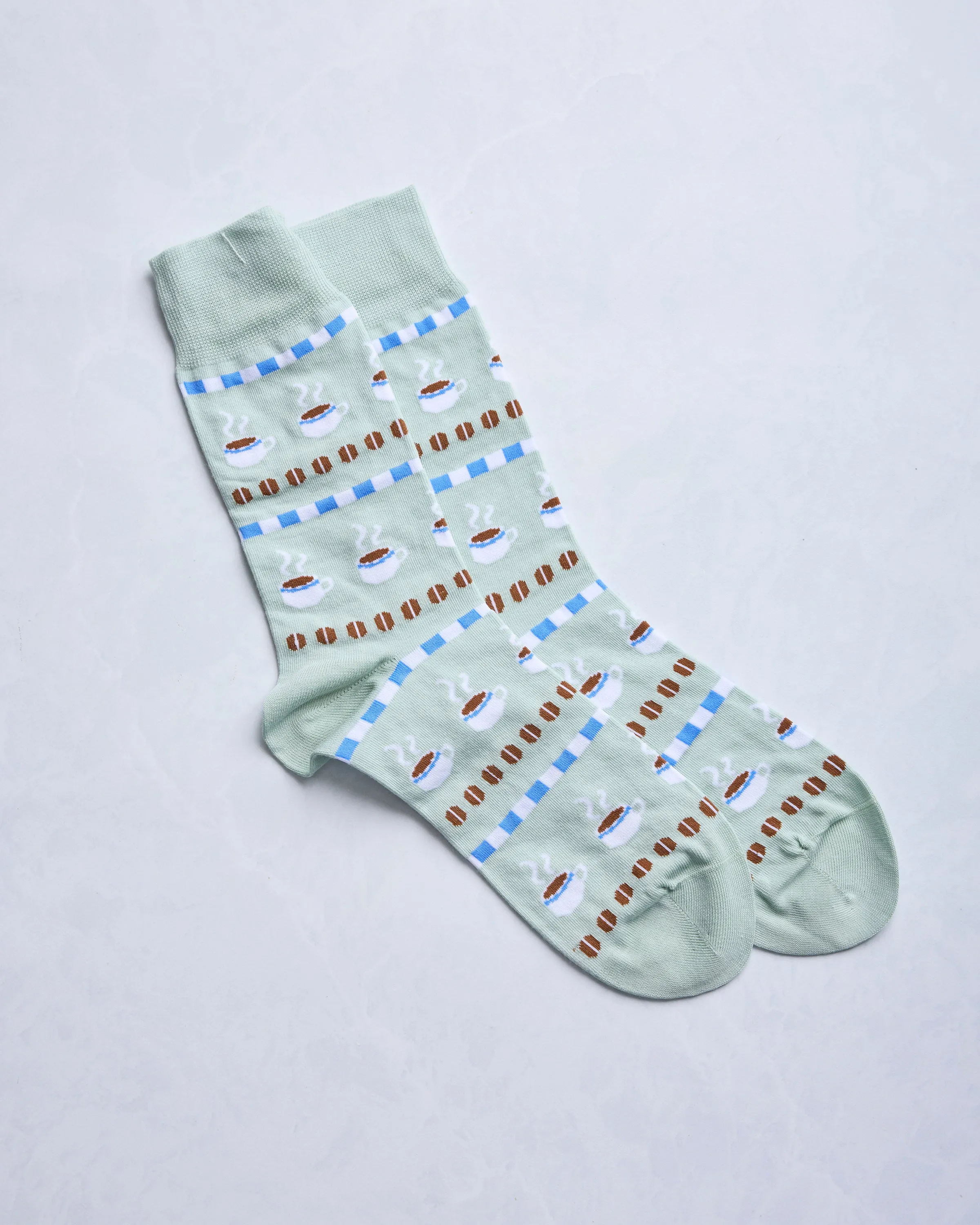 Green Combo - Coffee Crew Socks sold by Printfresh