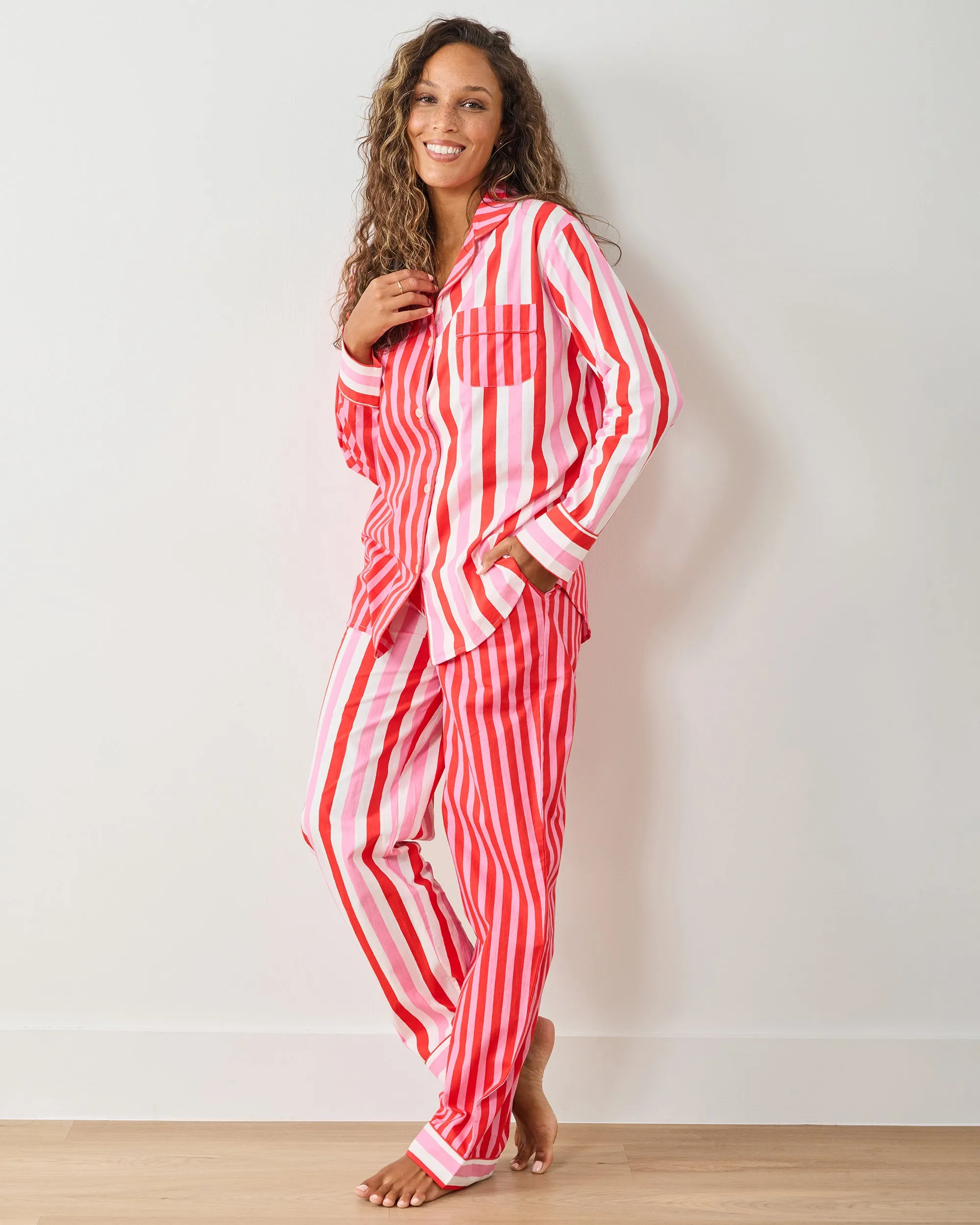 Gift Wrapping - Petite Long PJ Set - Peppermint Swirl sold by Printfresh product image thumbnail 2