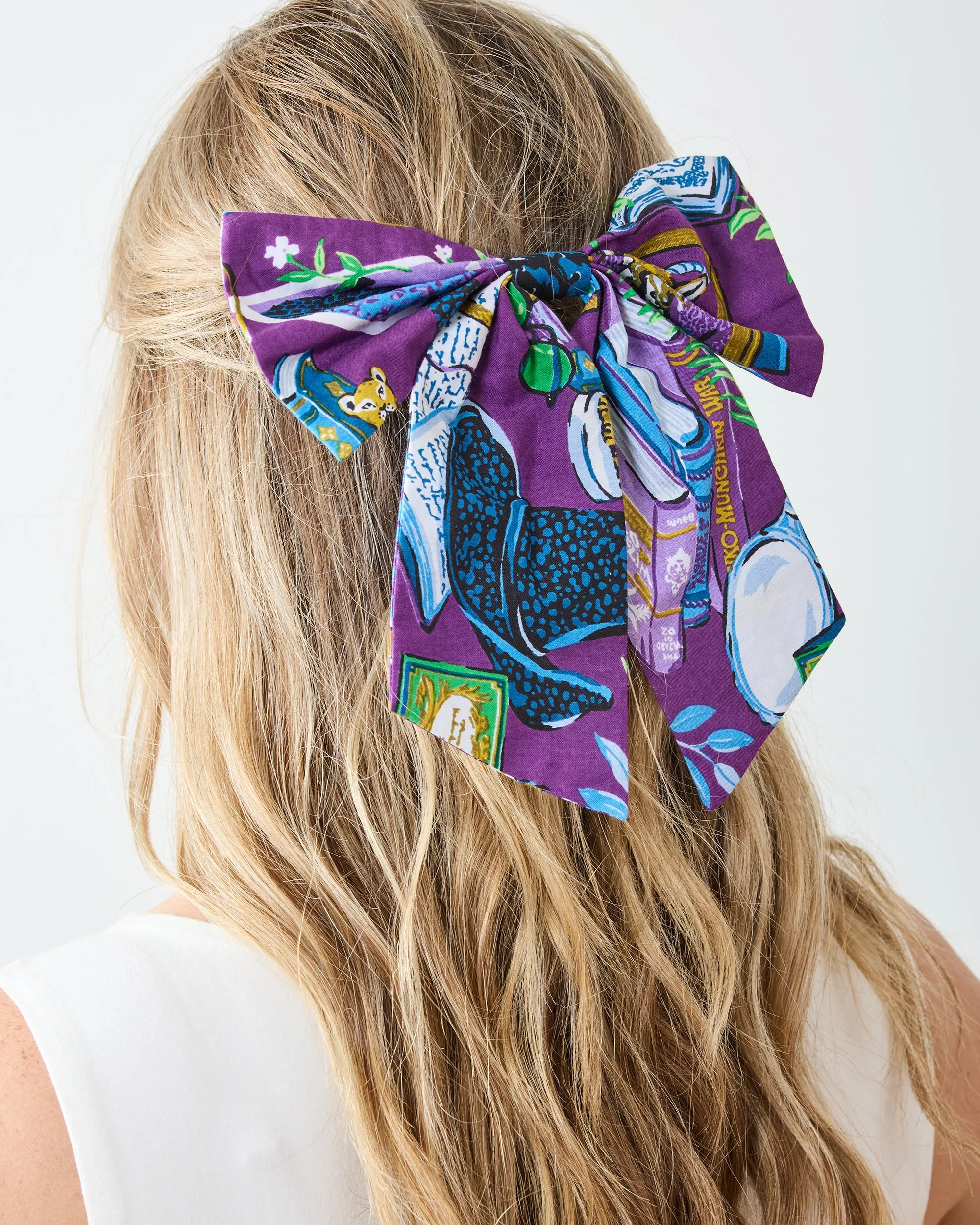 Elphaba's Alchemy - The Preppy Hair Bow - Brewed Blackberry sold by Printfresh