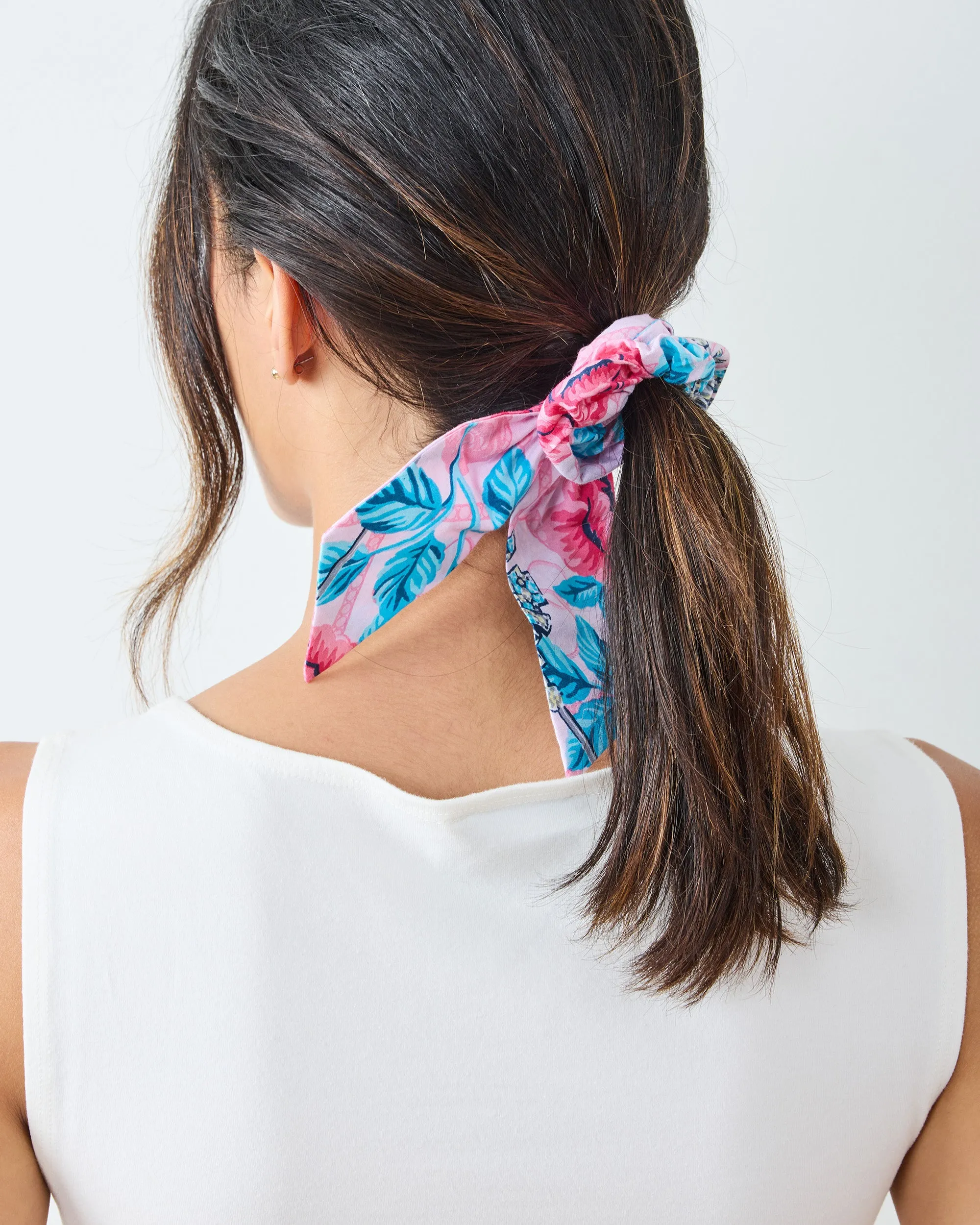 Glinda's Garden - Scrunchie - Popular Pink sold by Printfresh