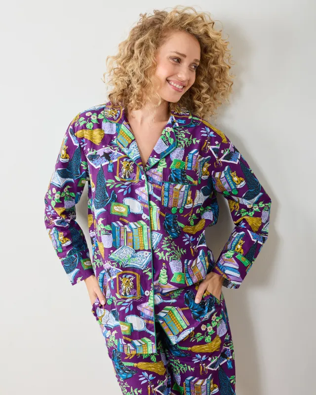 Elphaba's Alchemy - Long PJ Set - Brewed Blackberry sold by Printfresh