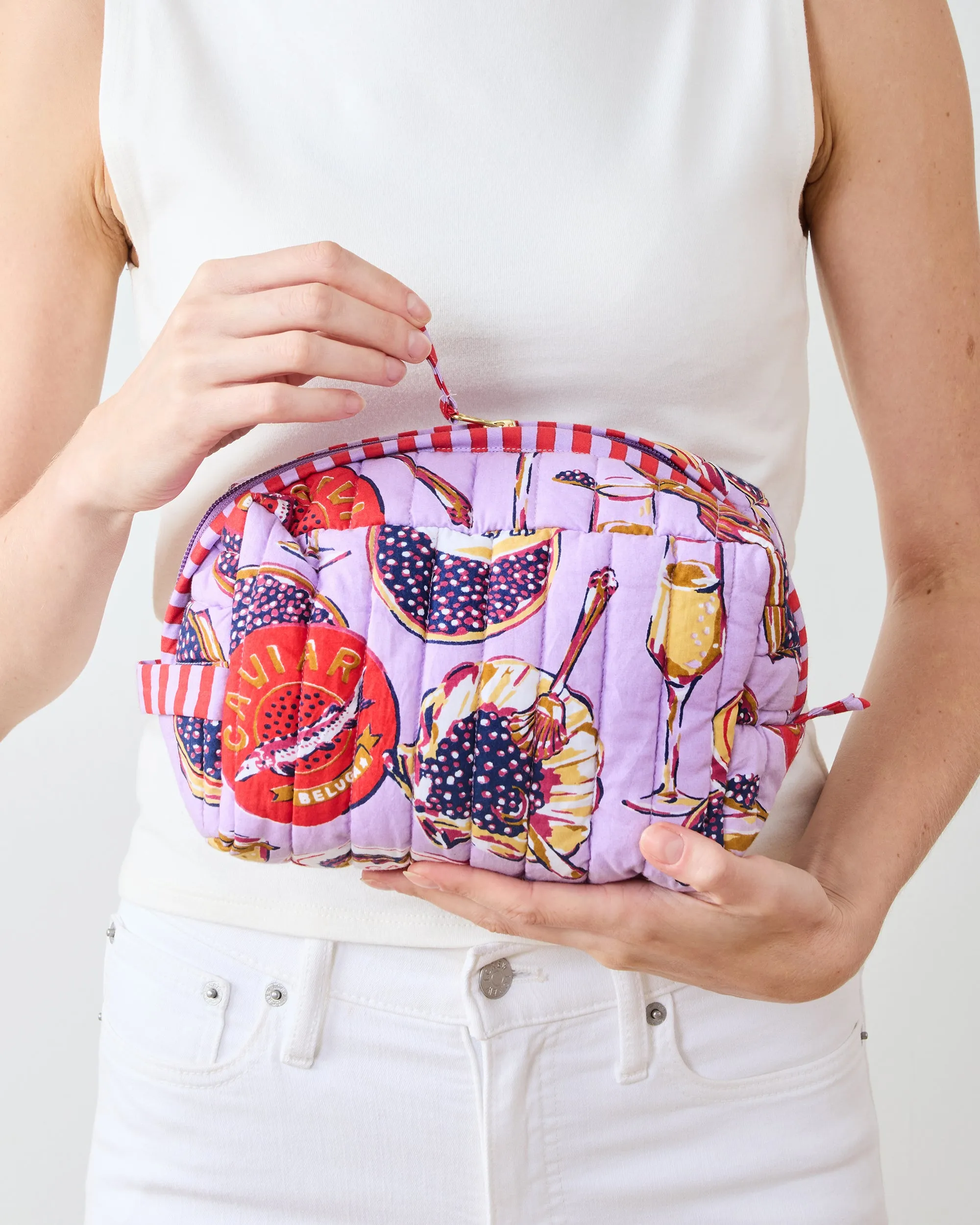 Champagne & Caviar - Three's Best Pouch Set - Lavender Spritz sold by Printfresh product image thumbnail 3