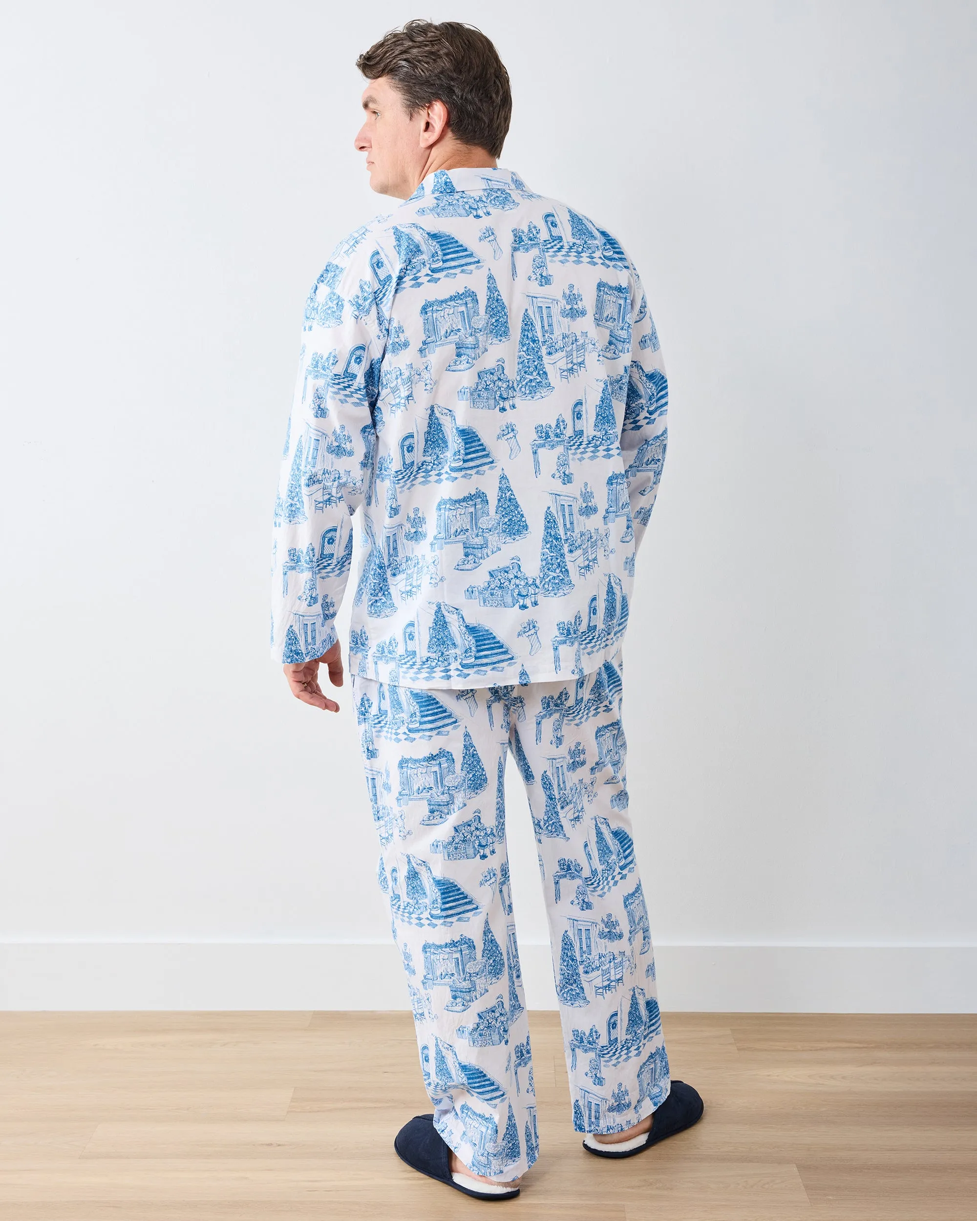 Hollywood Holiday - Men's Long PJ Set - Snow Cloud sold by Printfresh product image thumbnail 5