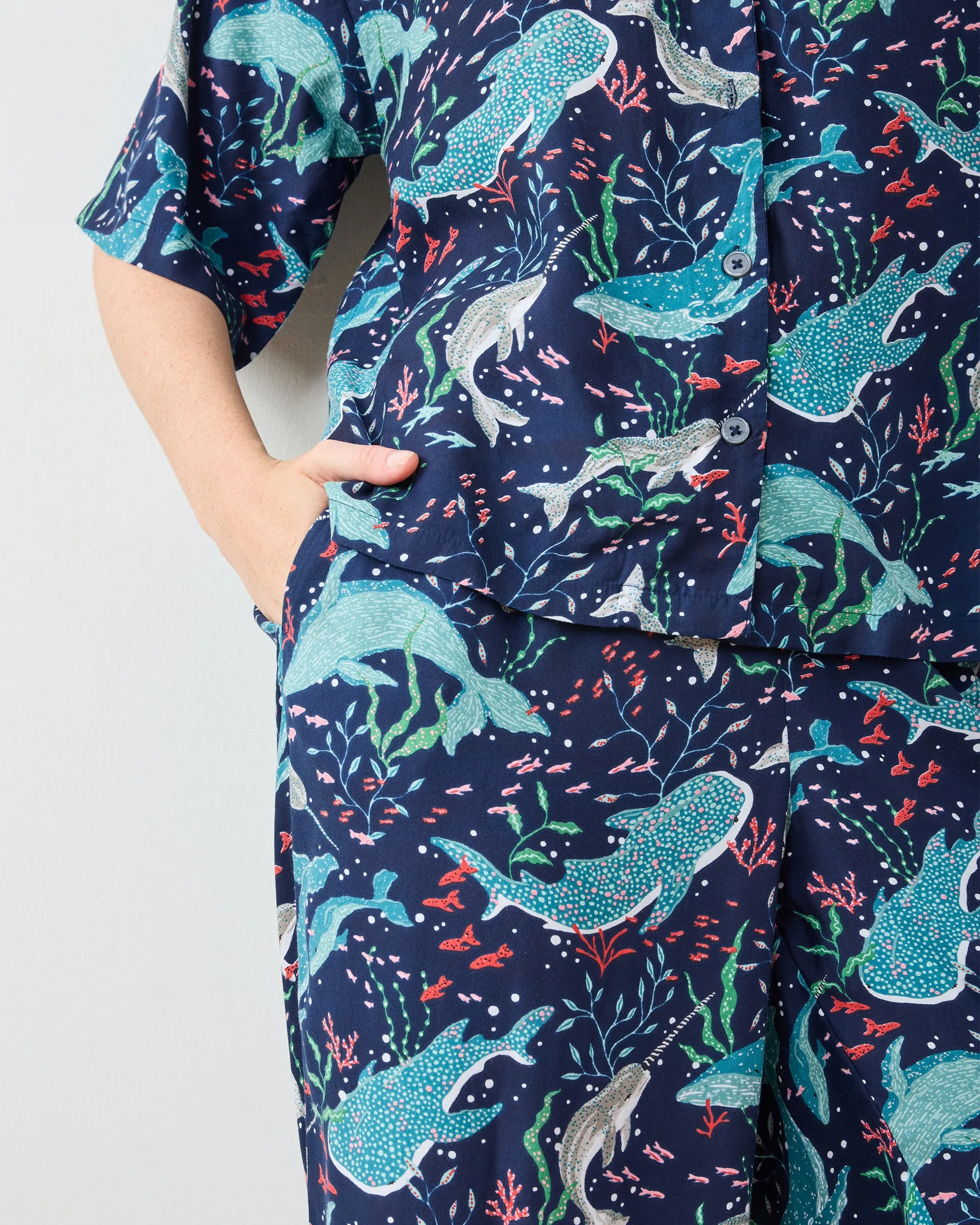 Arctic Sea Life - Eco Satin Wildest Dreams Set - Blue Chill sold by Printfresh product image thumbnail 4