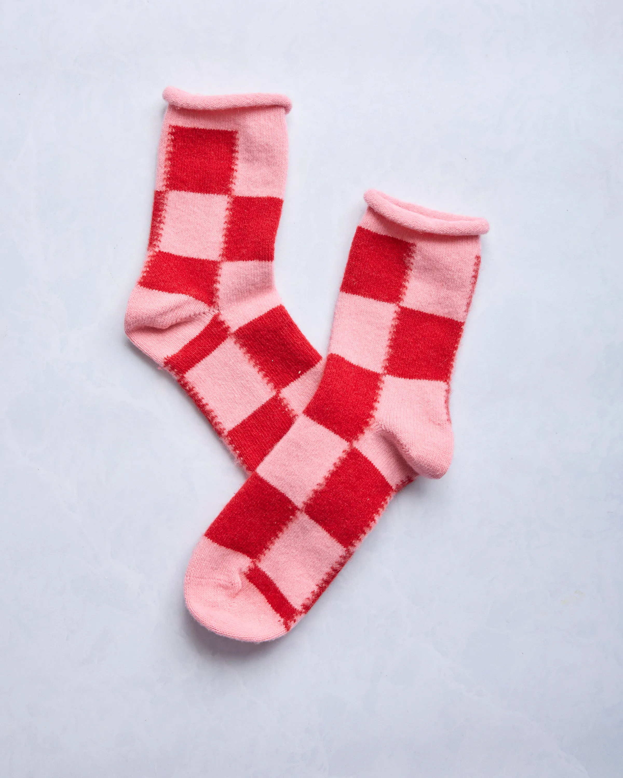 Red/Pink Combo - Felicity Cashmere Crew sold by Printfresh product image thumbnail 2