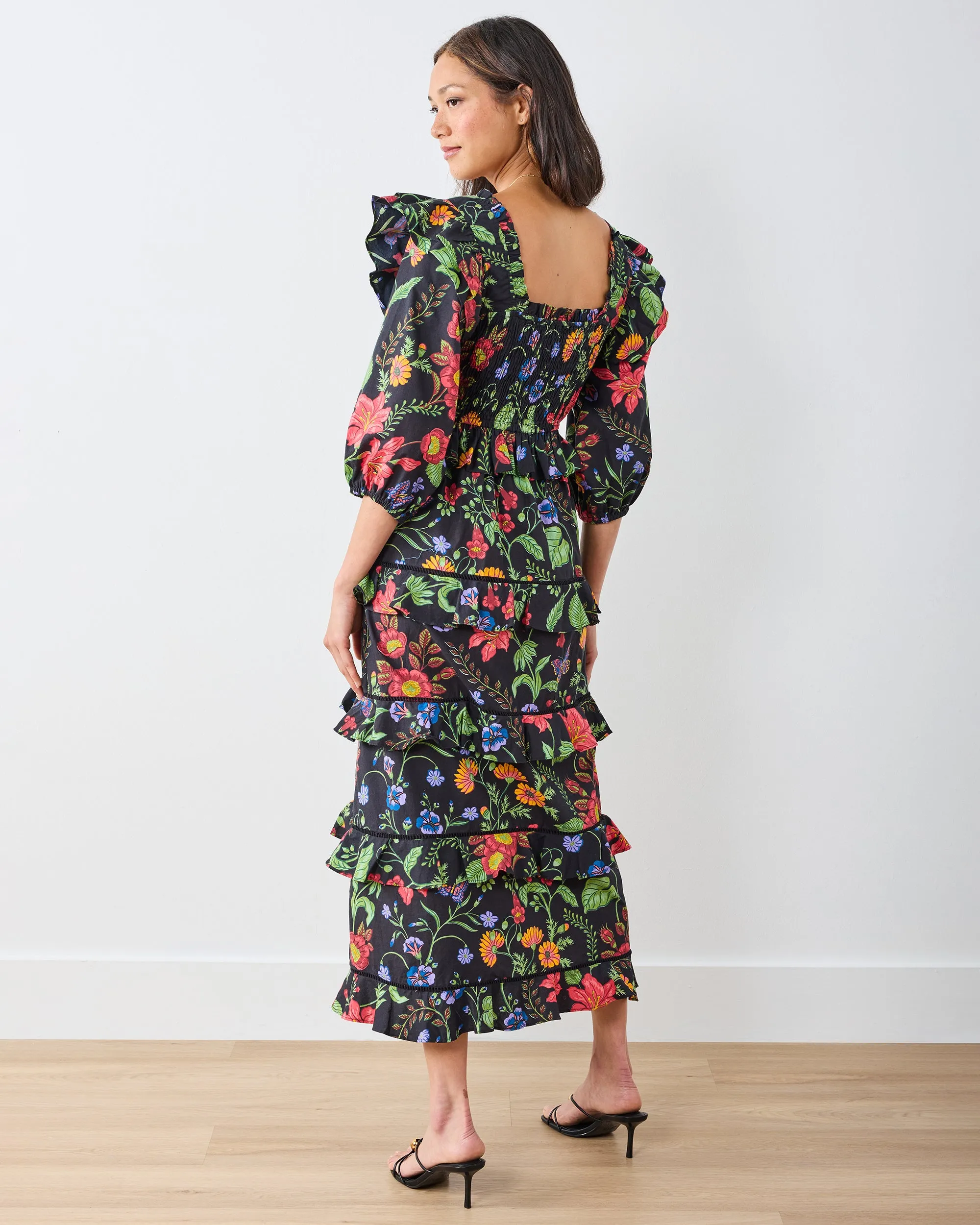 Moonlit Botanical - Isla Dress - Ink sold by Printfresh product image thumbnail 5