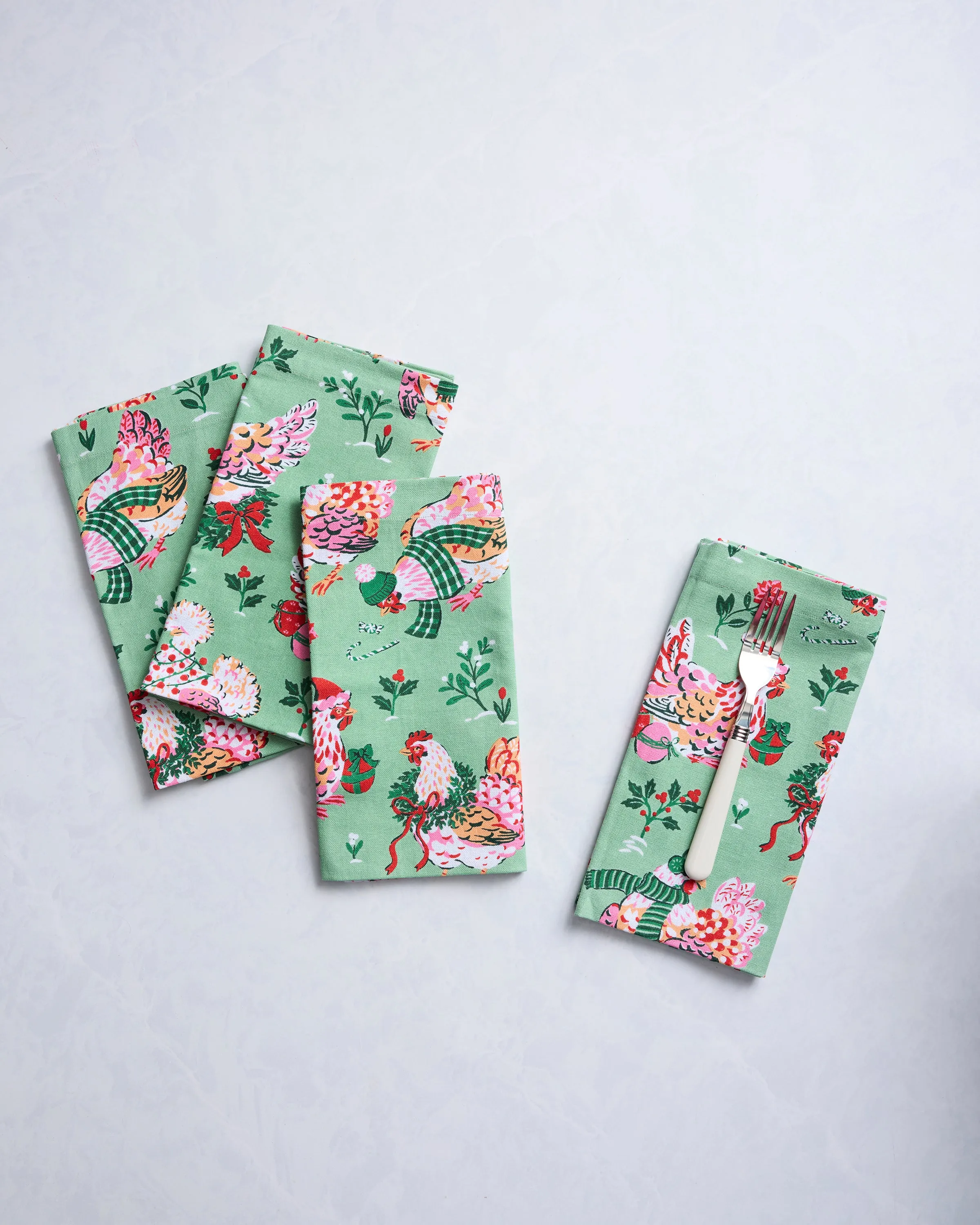 Holiday Hens - Tablescape Bundle - Sage sold by Printfresh product image thumbnail 4