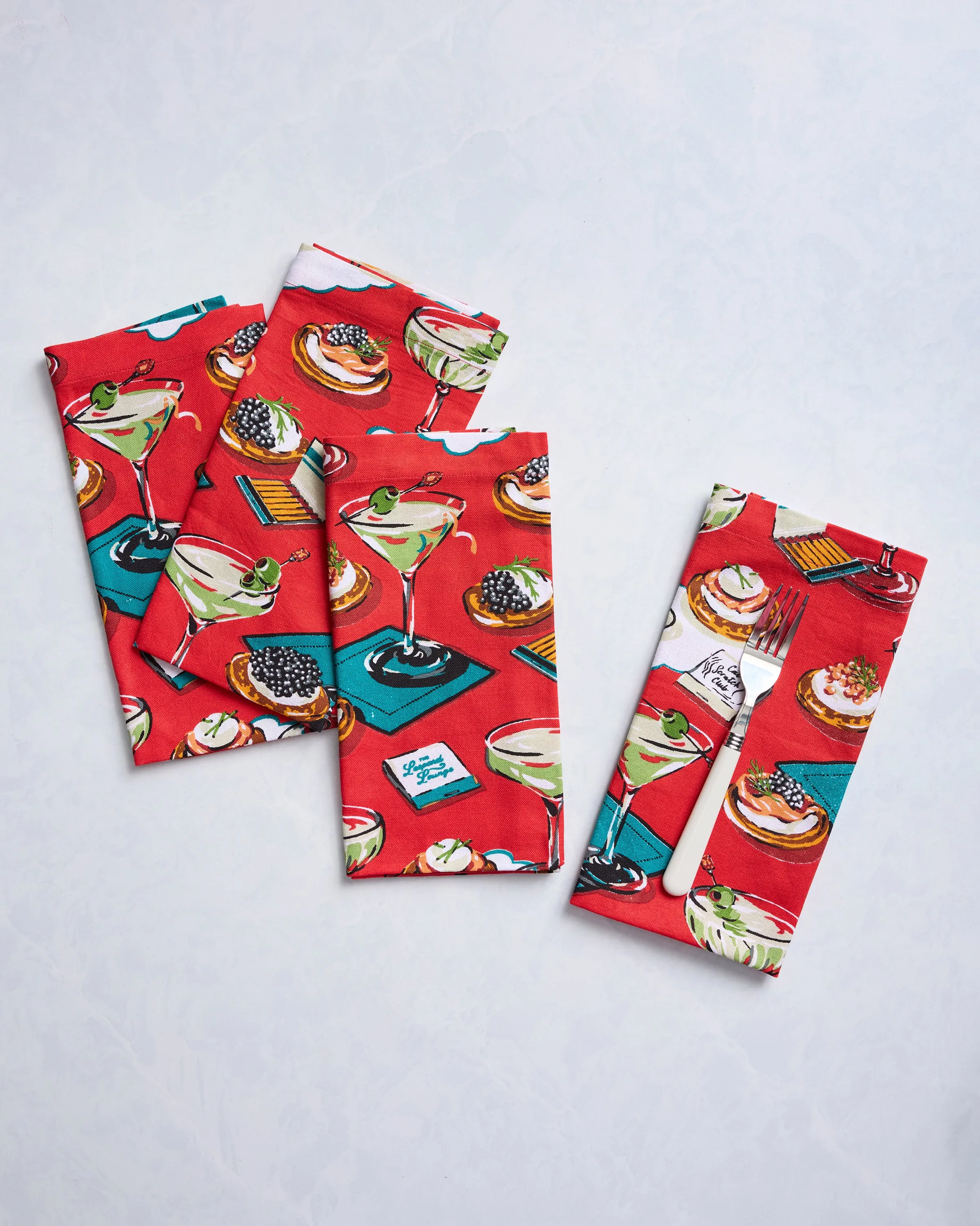 Blinis & Martinis - Tablescape Bundle - Matchbook Red sold by Printfresh product image thumbnail 4