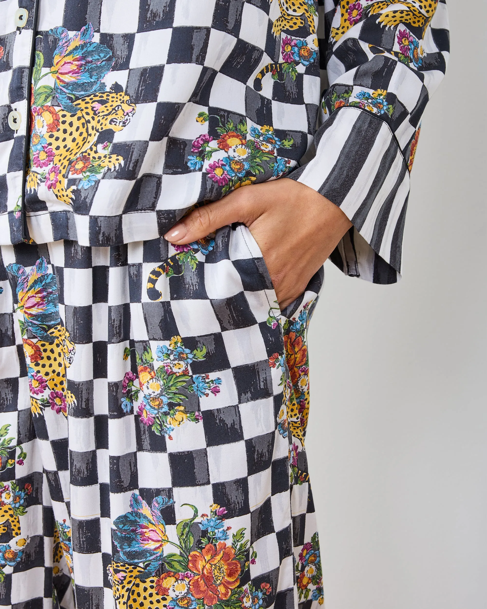 Courtly Check Bagheera - Eco Satin Soho Set - Floral sold by Printfresh product image thumbnail 3